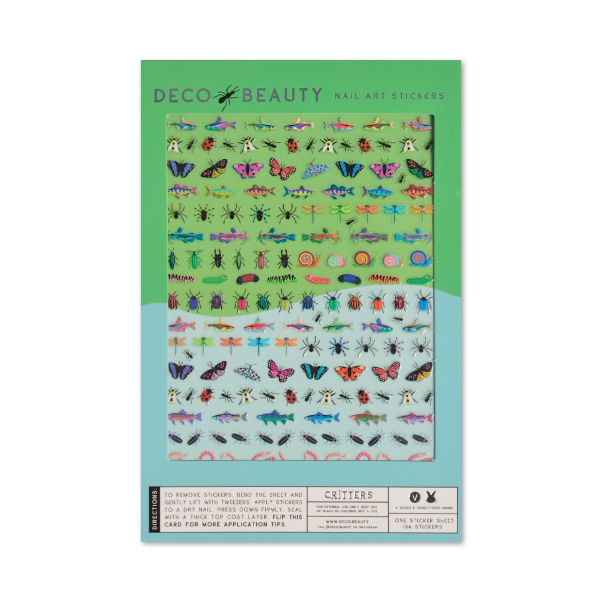 Nail Art Stickers: Critters - bubblegum market