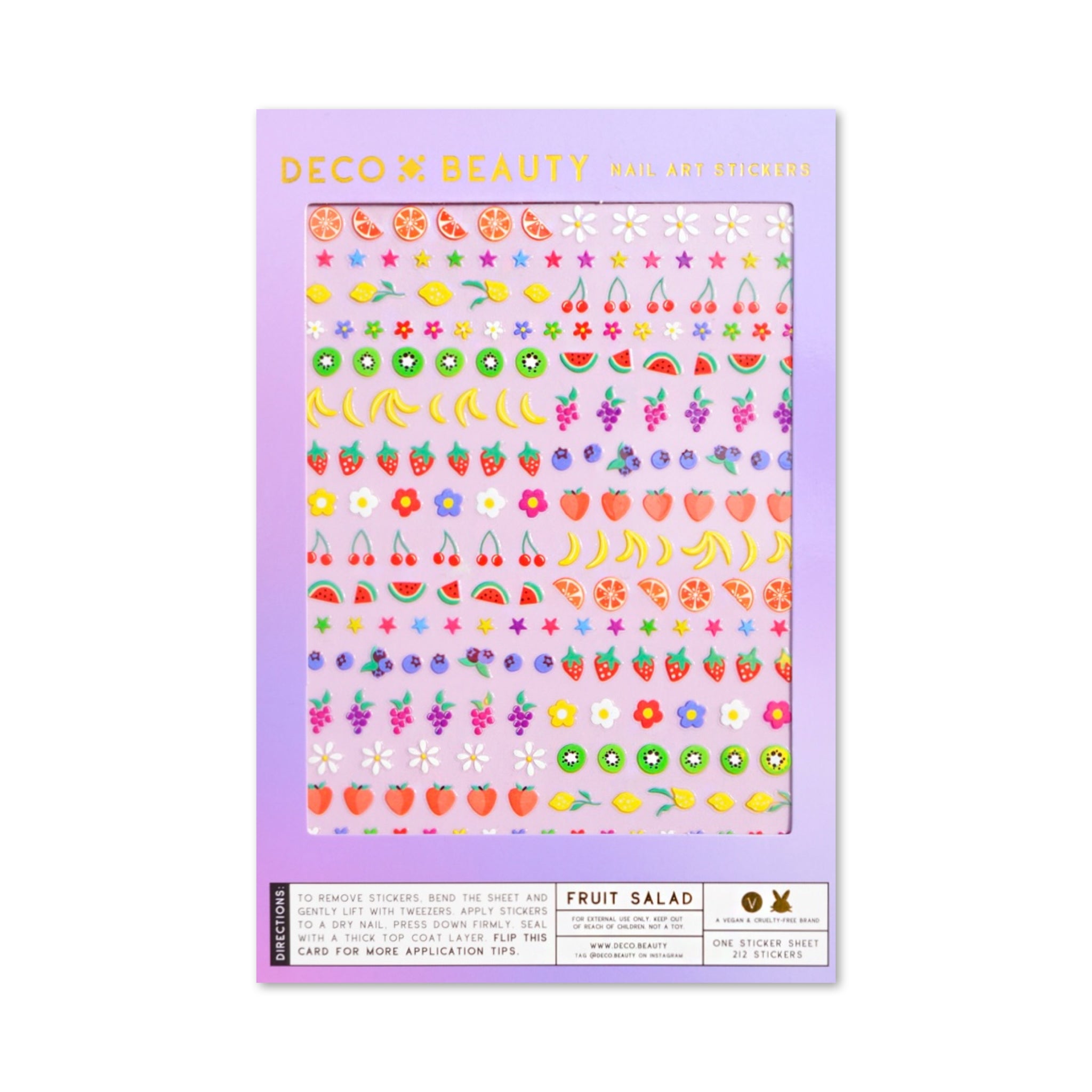Nail Art Stickers: Fruit Salad - bubblegum market