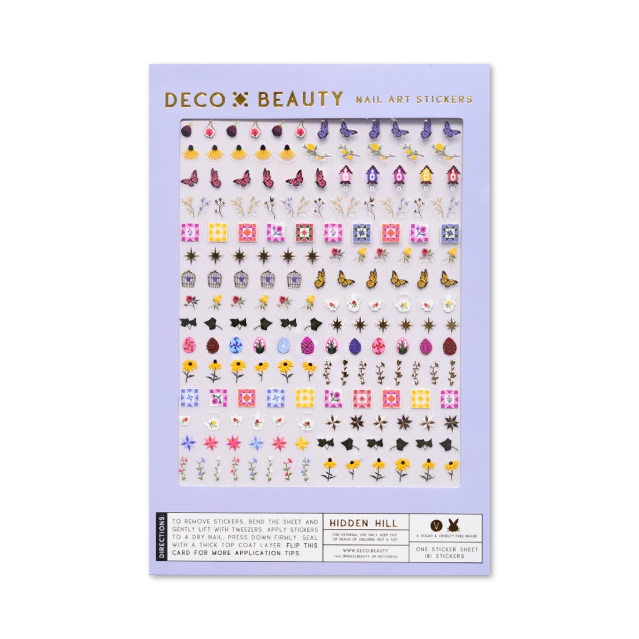 Nail Art Stickers: Hidden Hill - bubblegum market