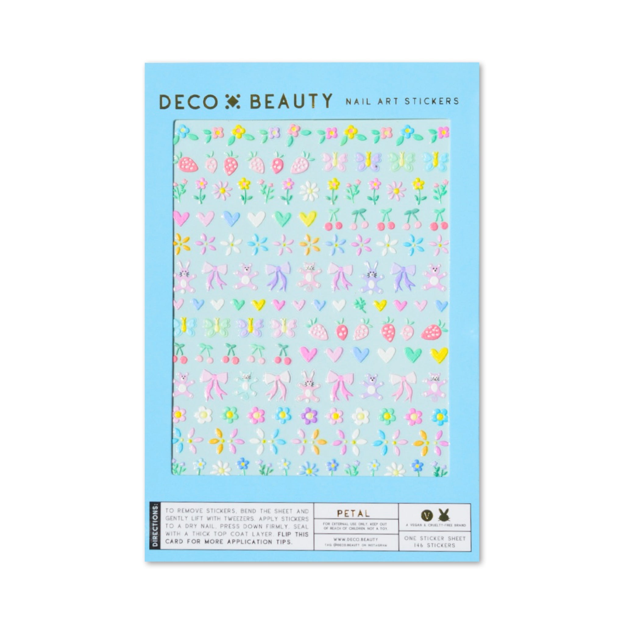 Nail Art Stickers: Petal - bubblegum market