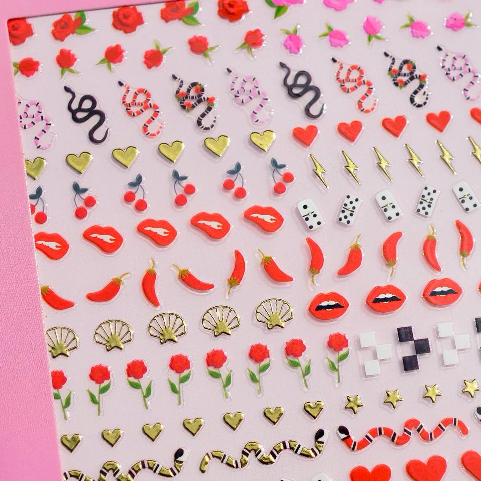 Nail Art Stickers: Sugar & Spice - bubblegum market
