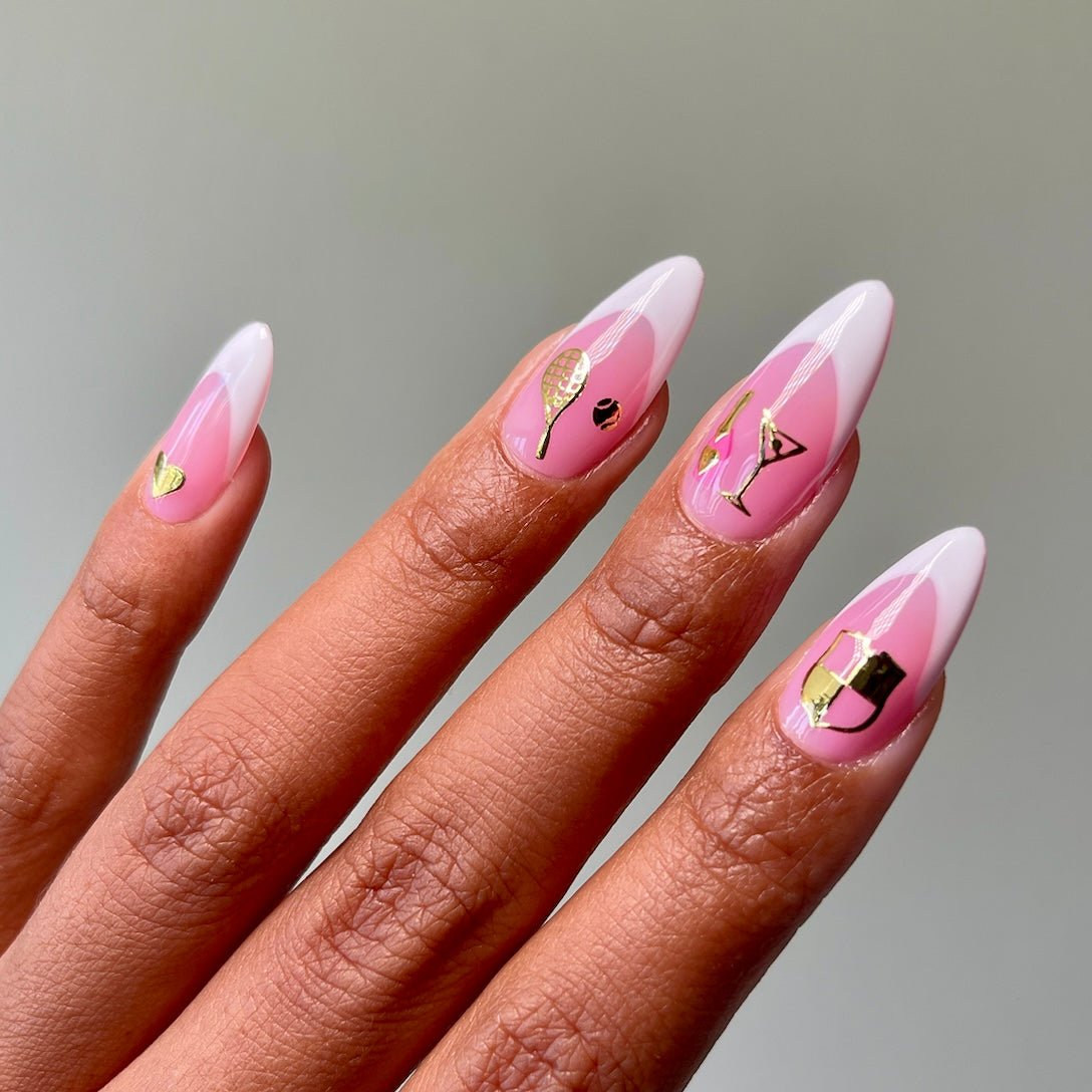 Nail Art Stickers: Tennis Club - bubblegum market