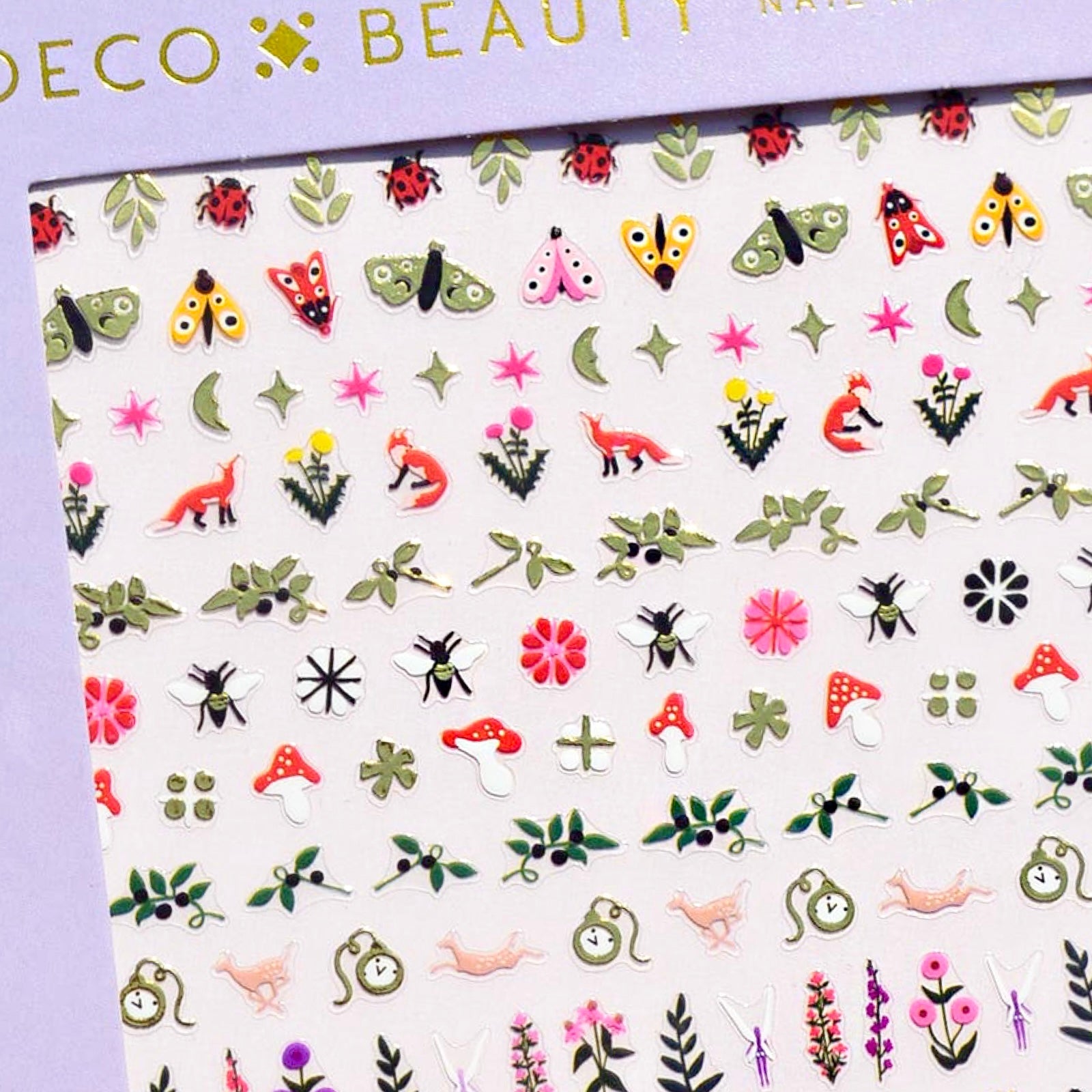 Nail Art Stickers: Wildflower - bubblegum market