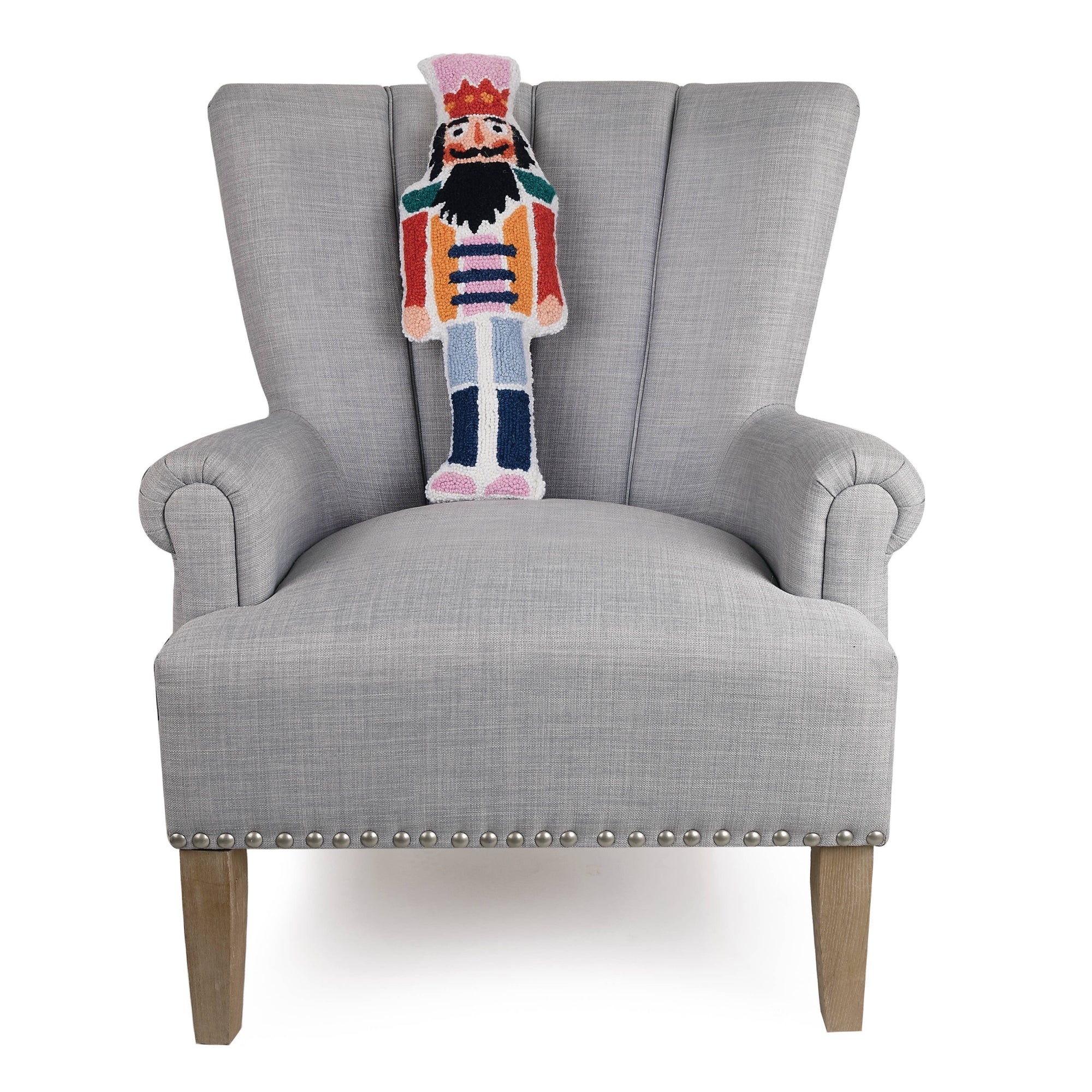 Nutcracker Shaped Hook Pillow - Ampersand - bubblegum market