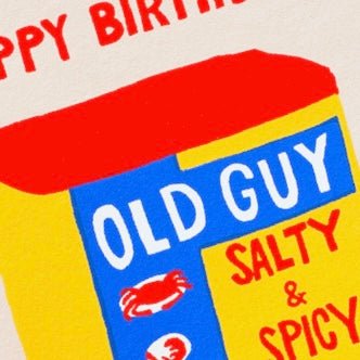 OLD GUY BIRTHDAY GREETING CARD - bubblegum market