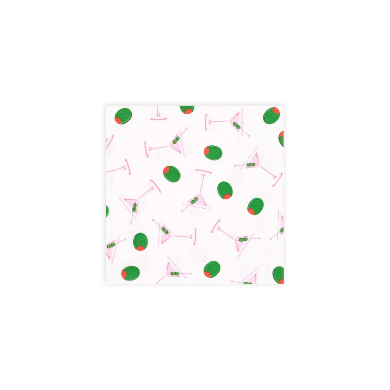 Olive / Martini Cocktail Napkins - bubblegum market