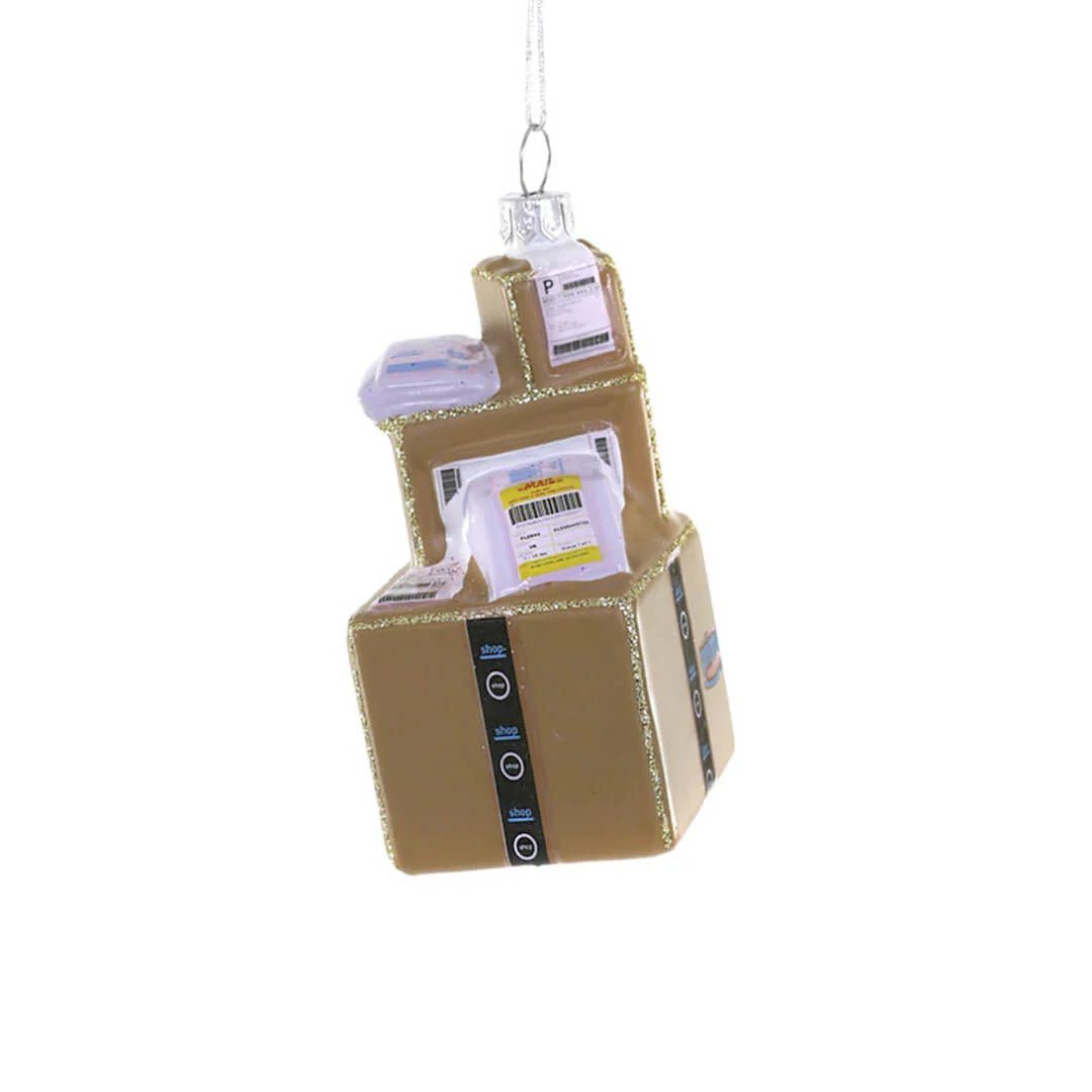 Online Shopper Ornament 4" - bubblegum market