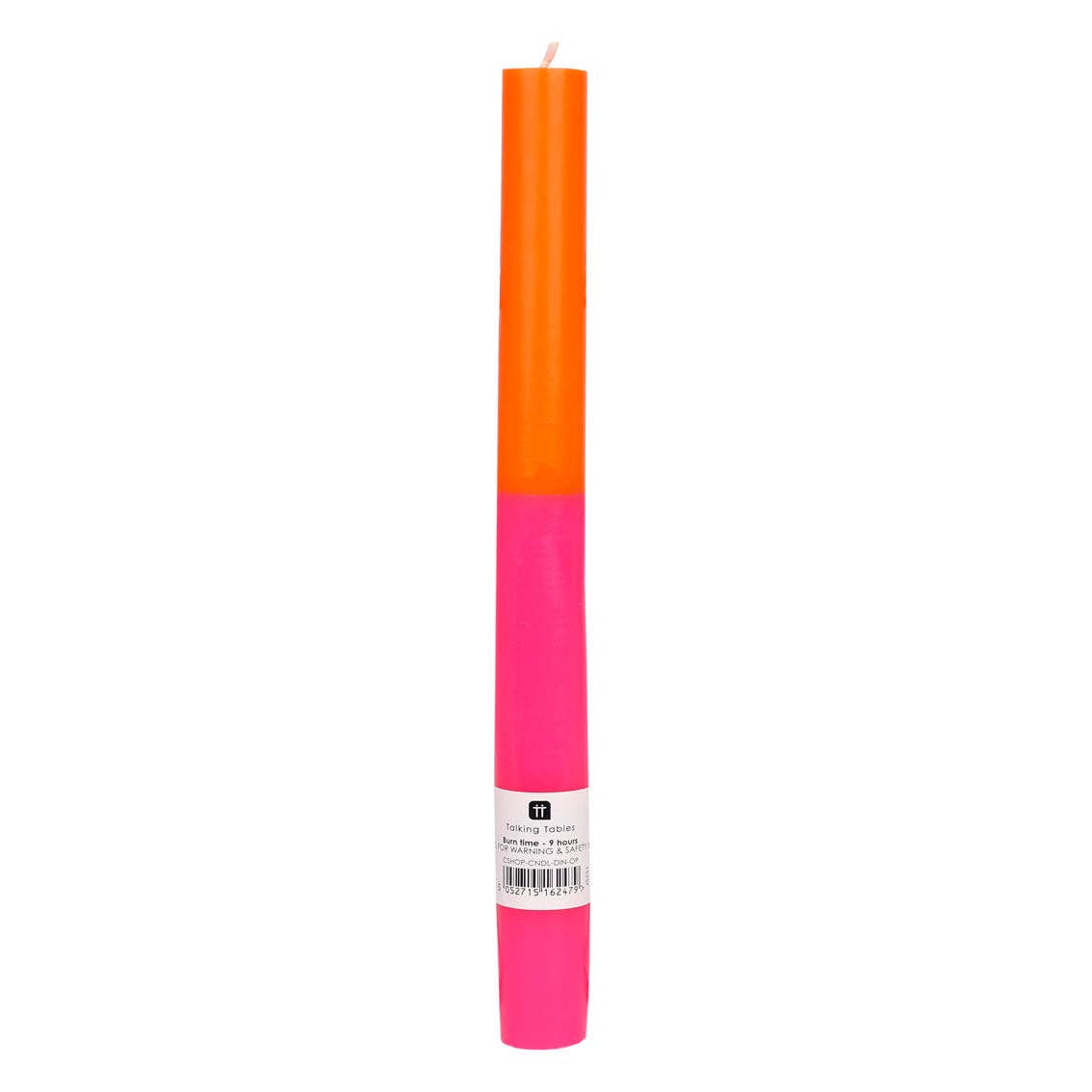 Orange & Pink Taper Candles - bubblegum market