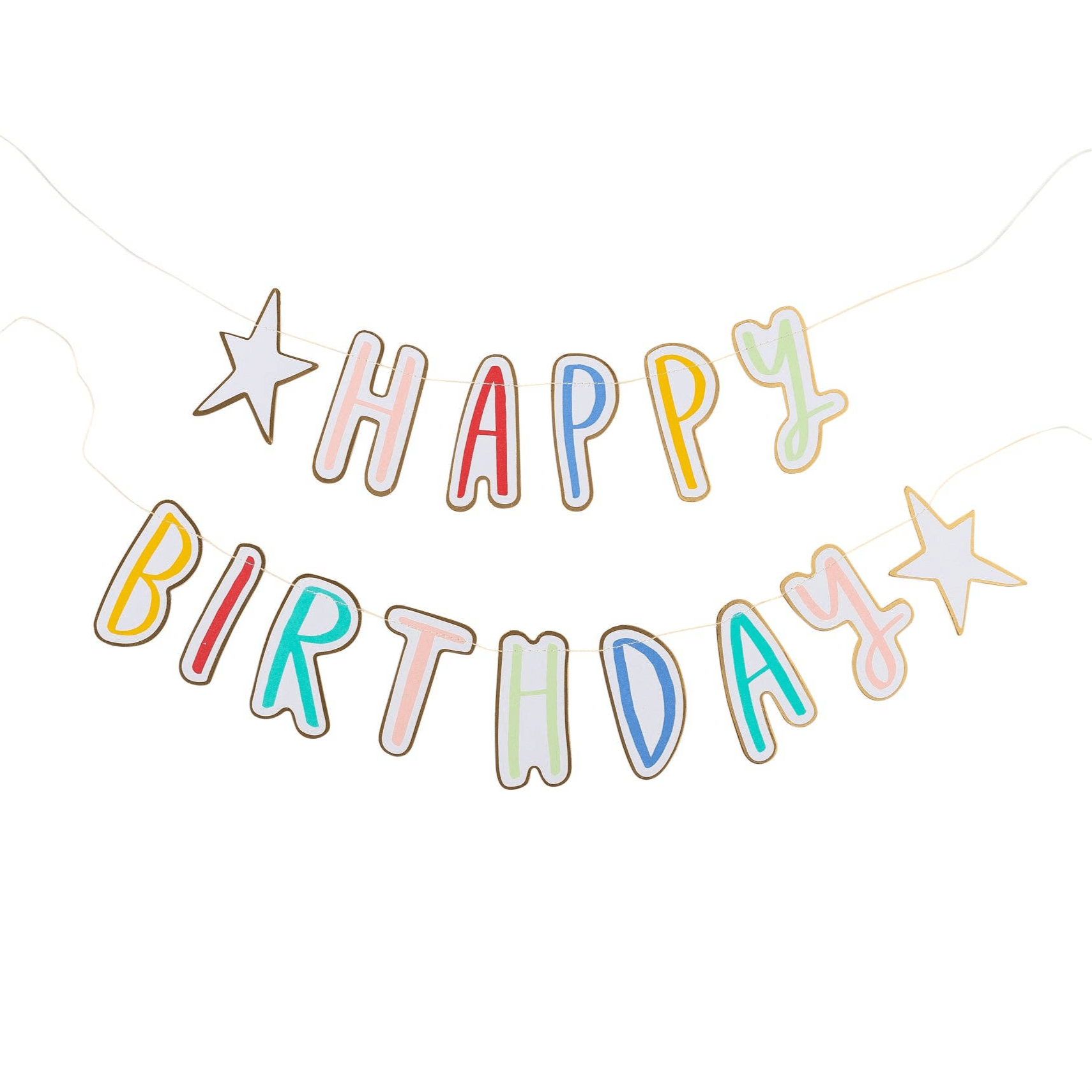 Oui Party "HAPPY BIRTHDAY" Banner - bubblegum market