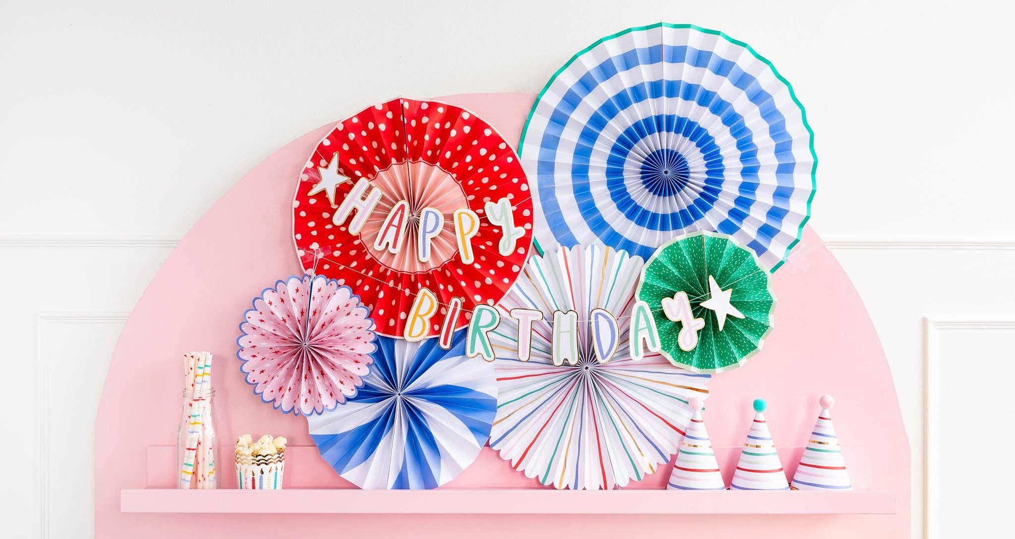Oui Party "HAPPY BIRTHDAY" Banner - bubblegum market