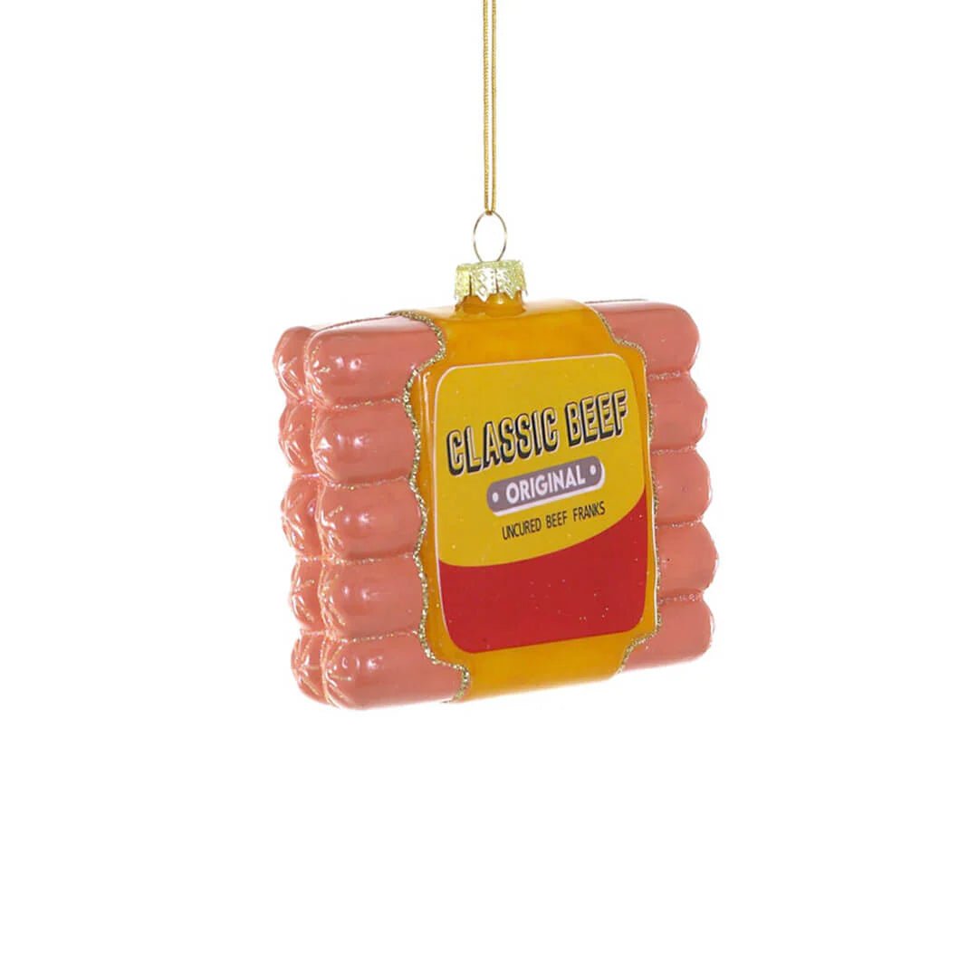 Packaged Hot Dogs Ornament 3.75" - bubblegum market