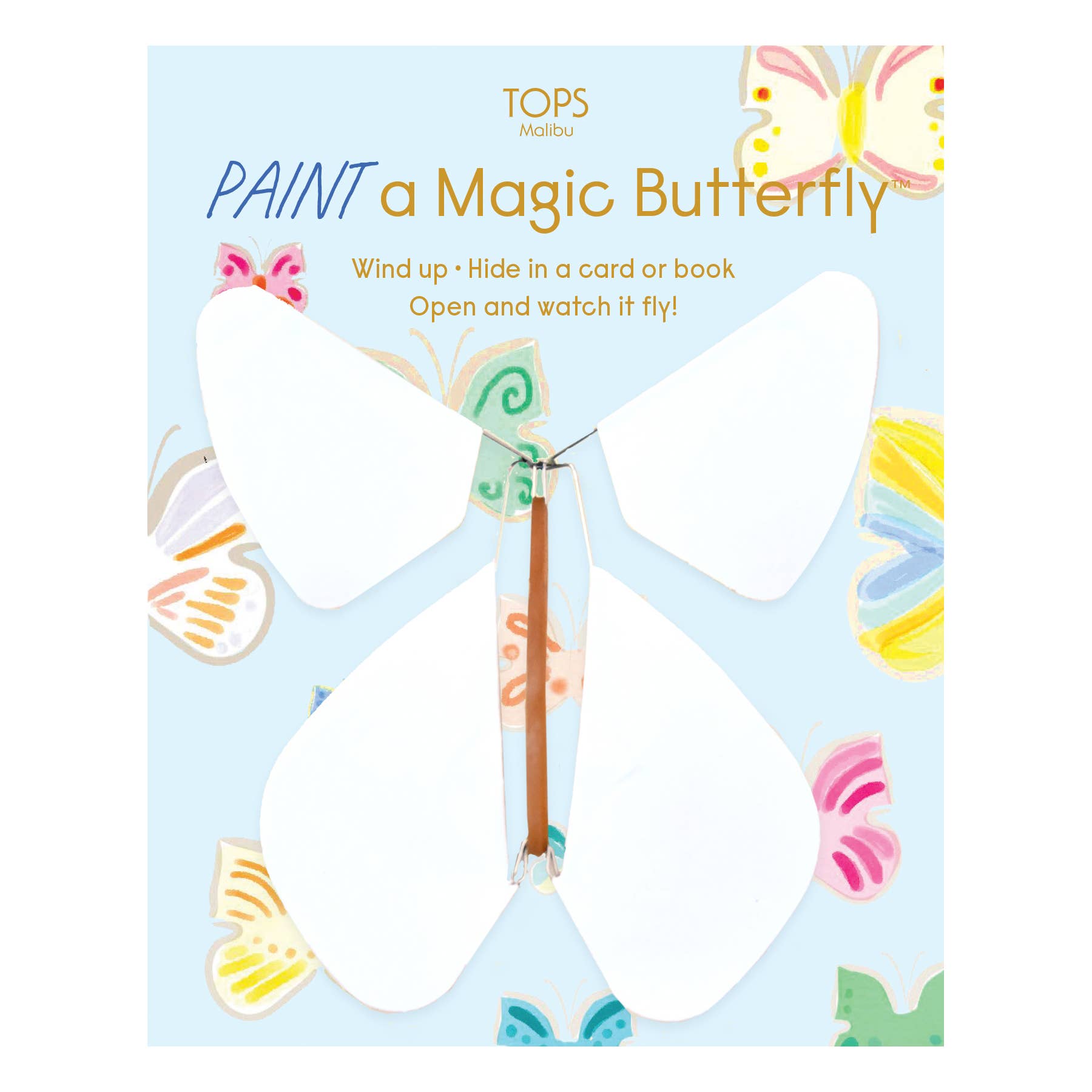 Paint Your Own Flying Magic Butterfly® - bubblegum market