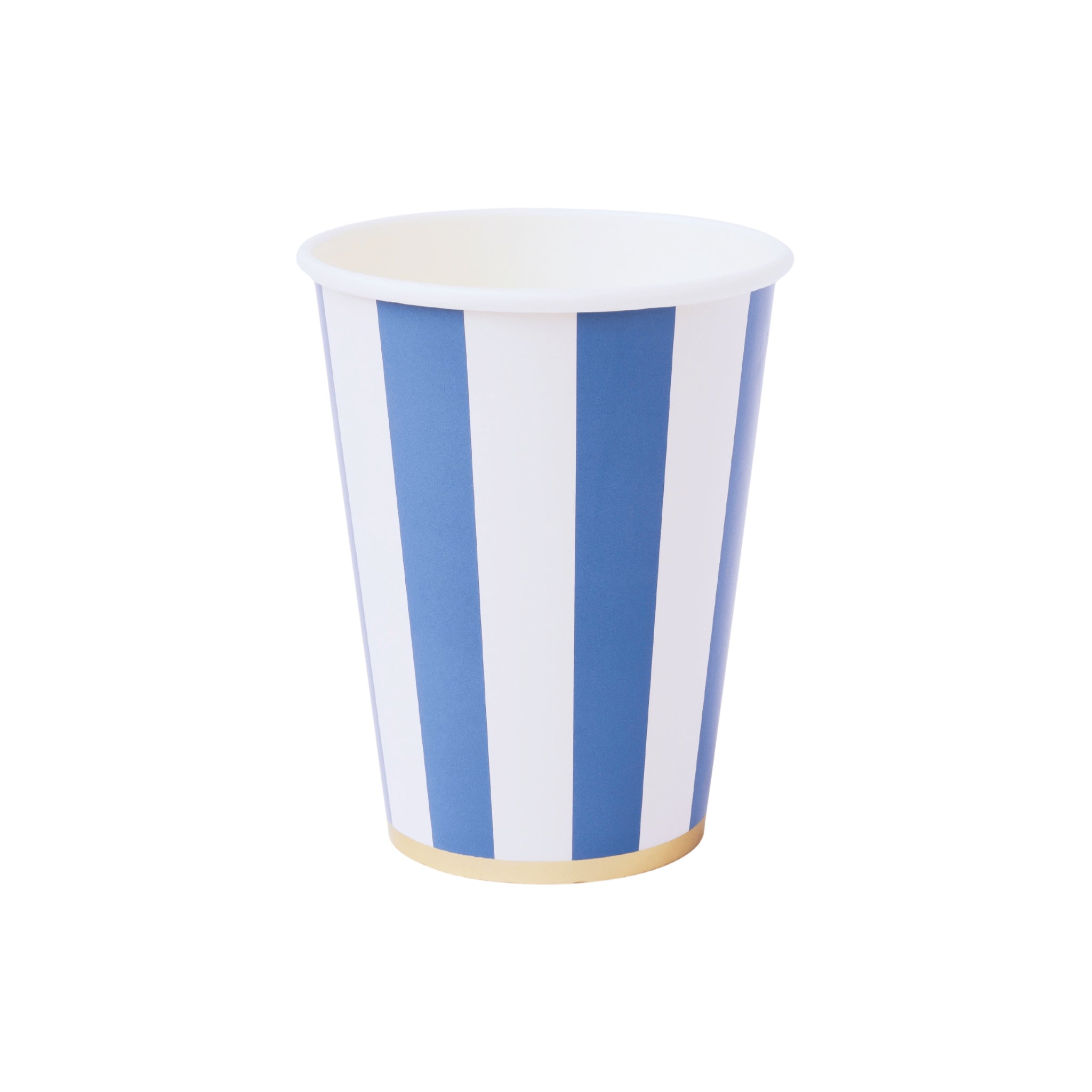 Palisades Blue Cabana Stripe Paper Party Cups - bubblegum market