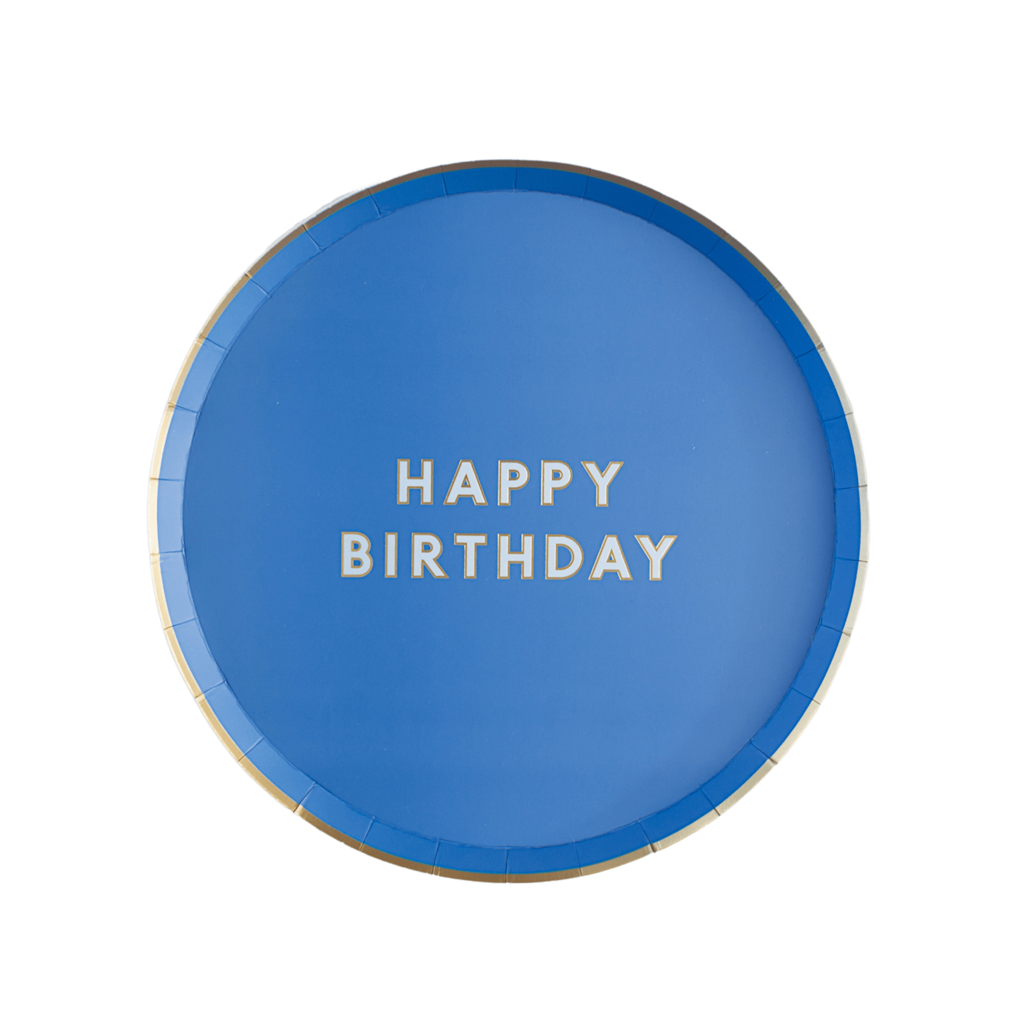 Palisades Blue Signature HAPPY BIRTHDAY Small Plates 8.25" - bubblegum market