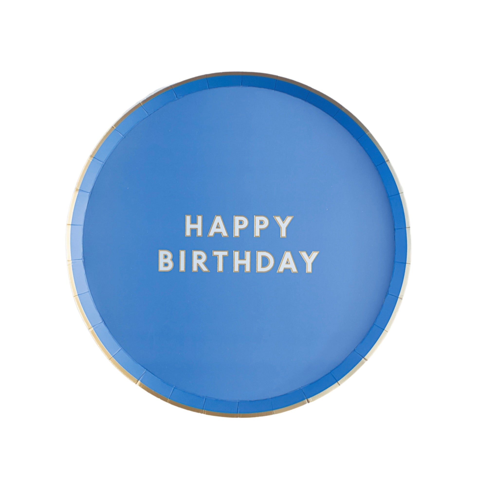Palisades Blue Signature HAPPY BIRTHDAY Small Plates 8.25" - bubblegum market