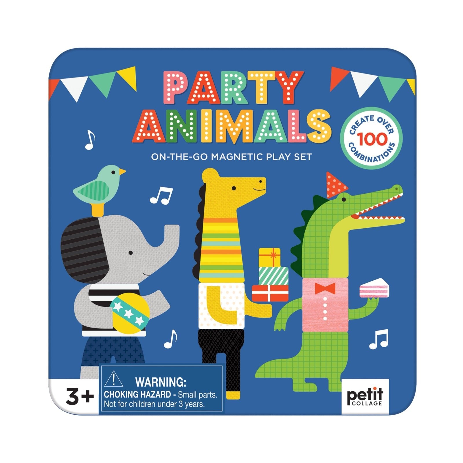 Party Animals On - the - Go Magnetic Play Set - bubblegum market