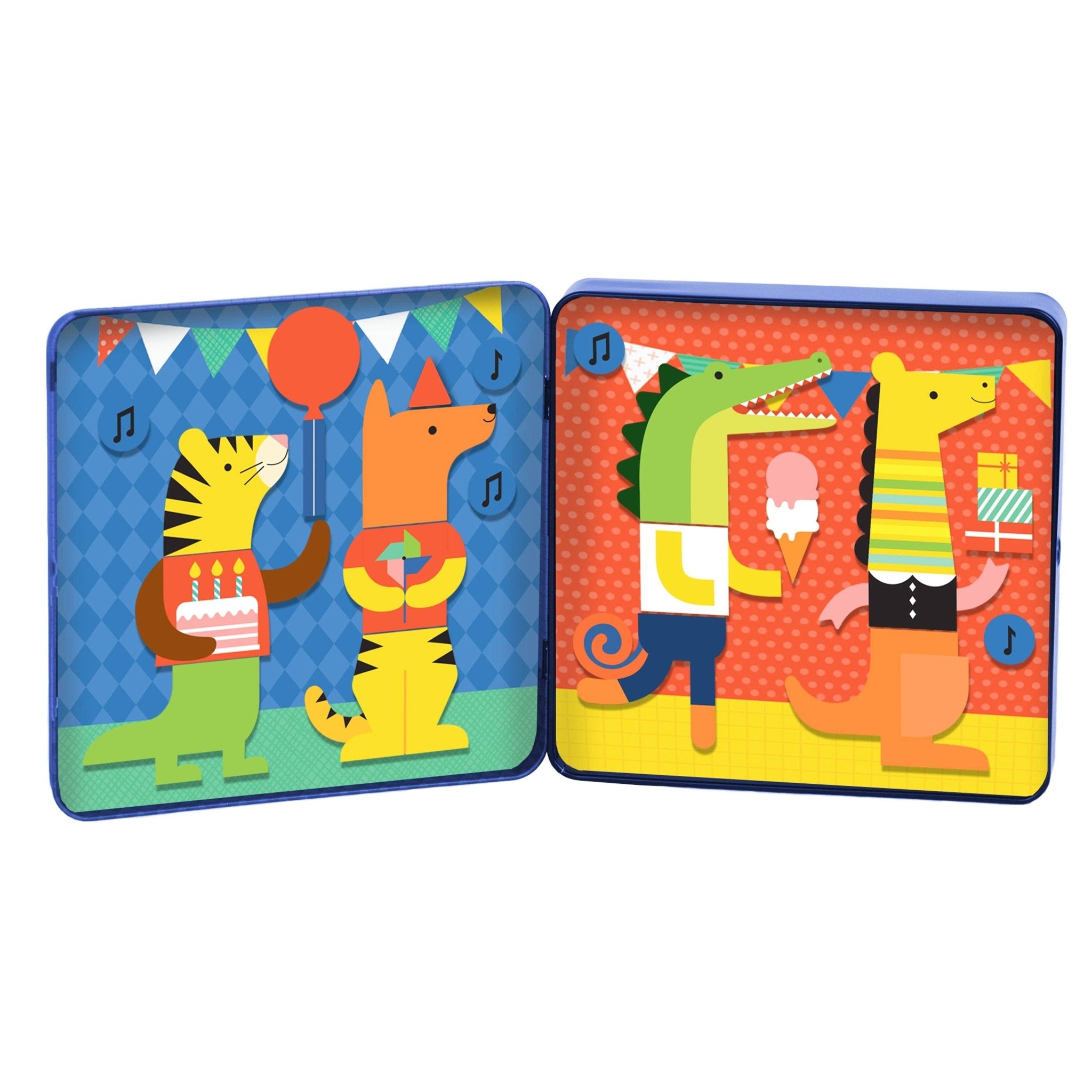 Party Animals On - the - Go Magnetic Play Set - bubblegum market