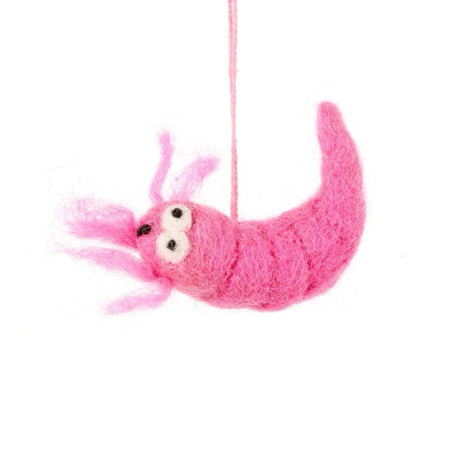Pascal Prawn Felt Ornament 2.75" - bubblegum market