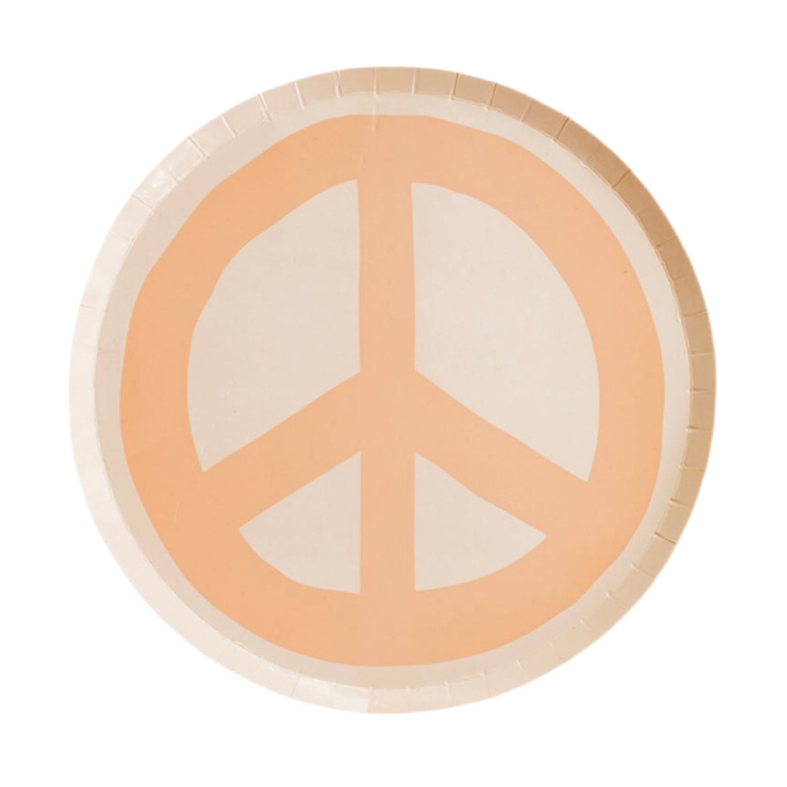Peace & Love Peace Dessert Plates 8" - bubblegum market