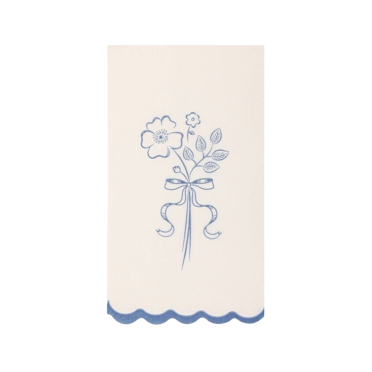 Pembroke Blue Flower Dinner Napkins - bubblegum market