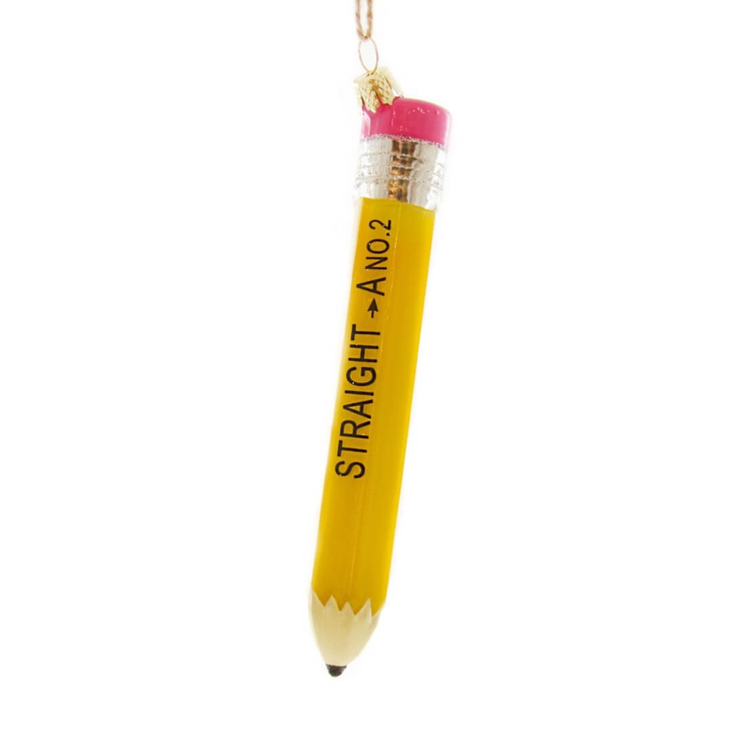 Pencil Ornament 6" - bubblegum market