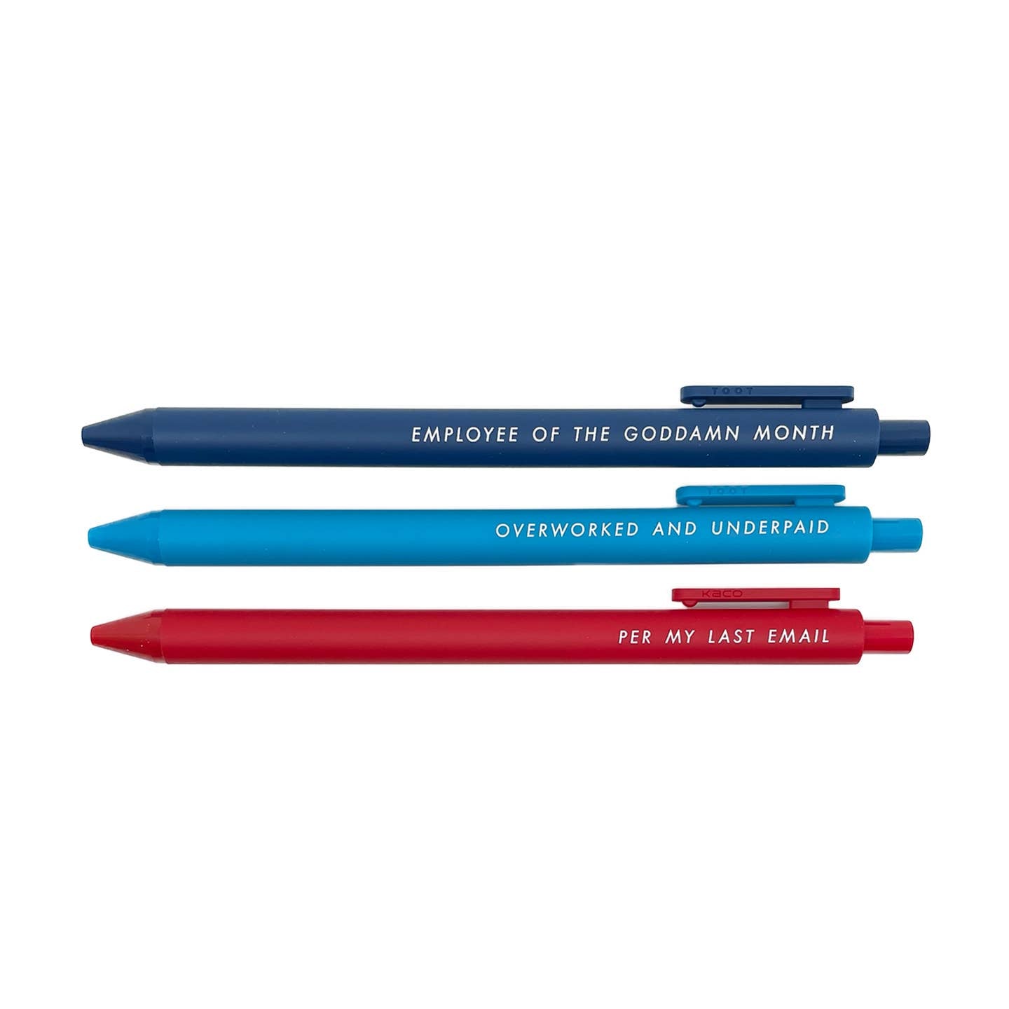Pens for the Overworked - bubblegum market