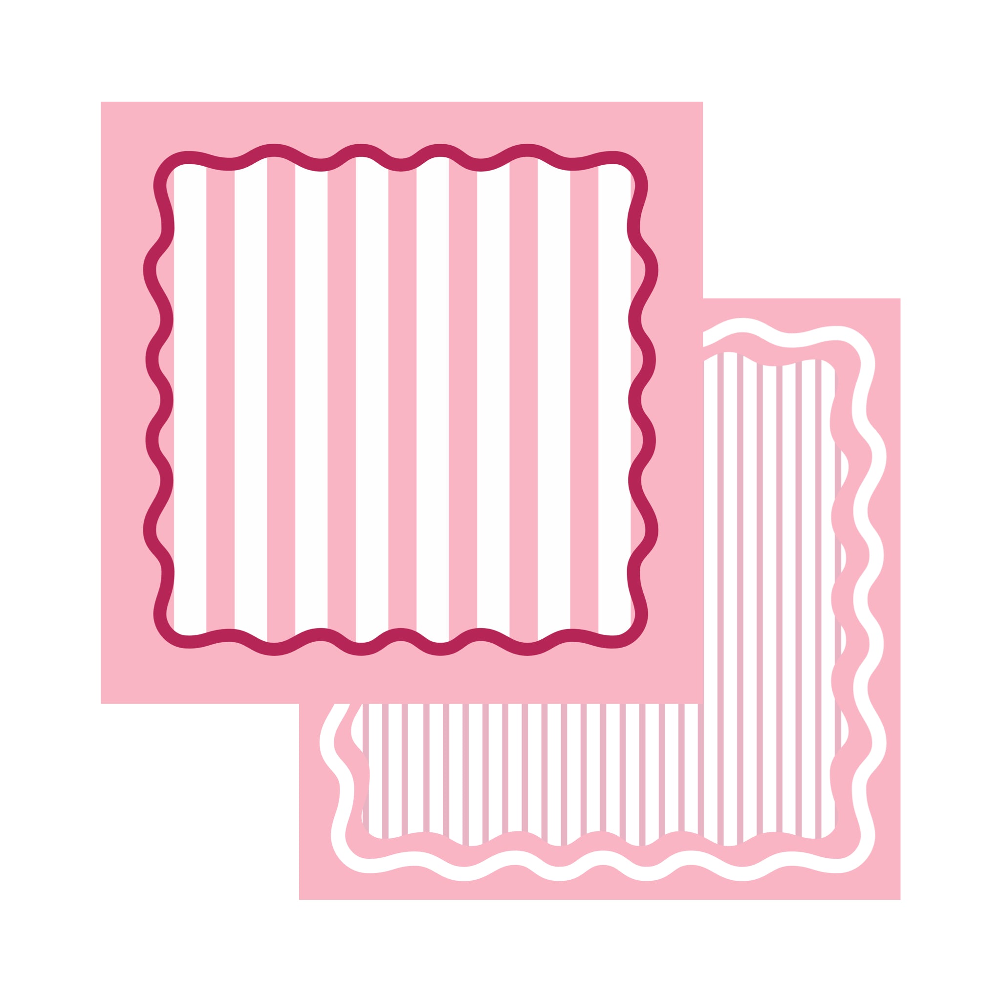 Perfectly Pink Paper Placemats - bubblegum market