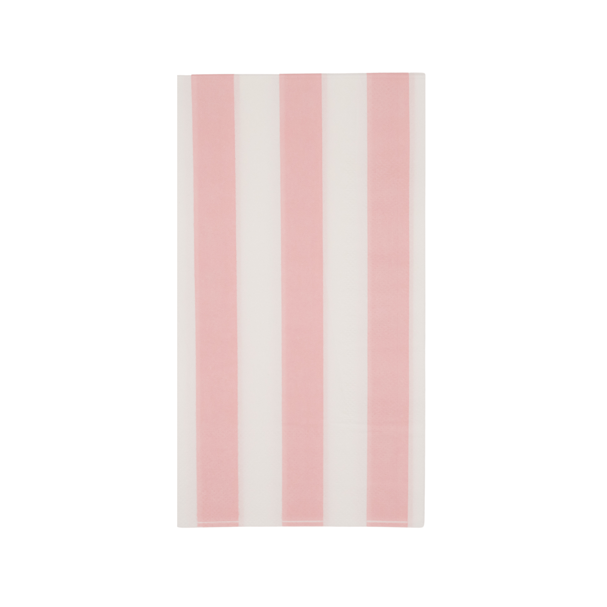 Petal Pink Cabana Stripe Guest Towel Napkins - bubblegum market