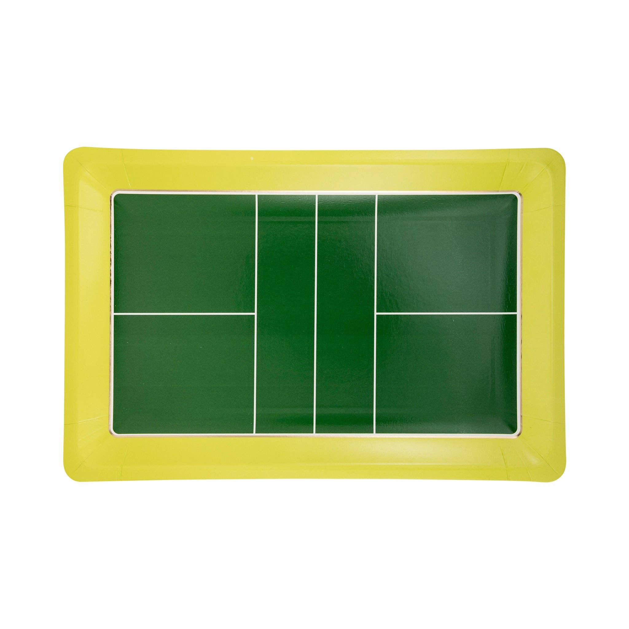 Pickleball Court Paper Plates 11" - bubblegum market
