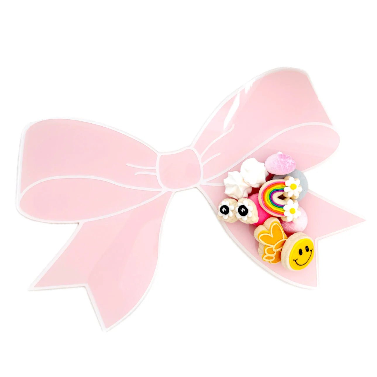 Pink Bow Acrylic Serving Board - bubblegum market