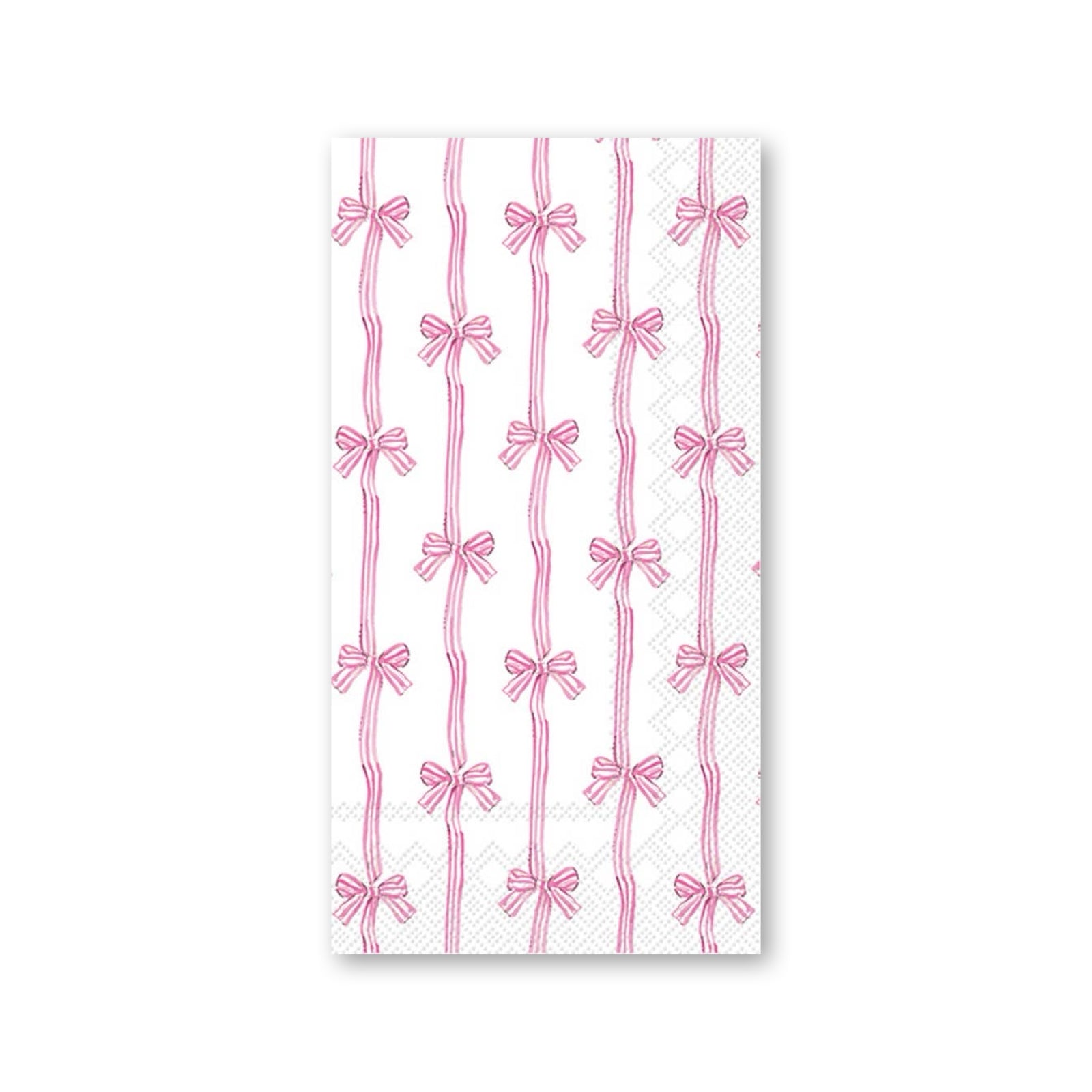 Pink Bow Toile Paper Guest Towel Napkins - bubblegum market