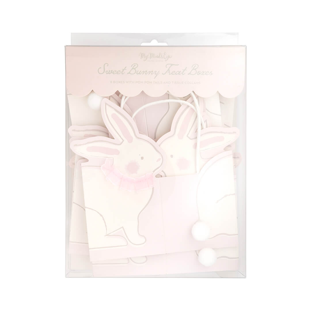 Pink Bunny Treat Bags - bubblegum market