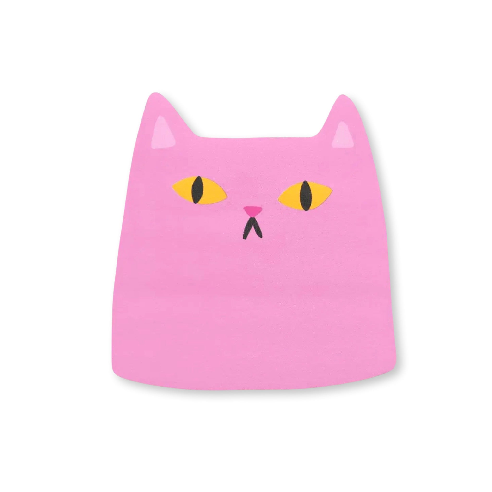 Pink Cat Die - Cut Sticky Notes - bubblegum market