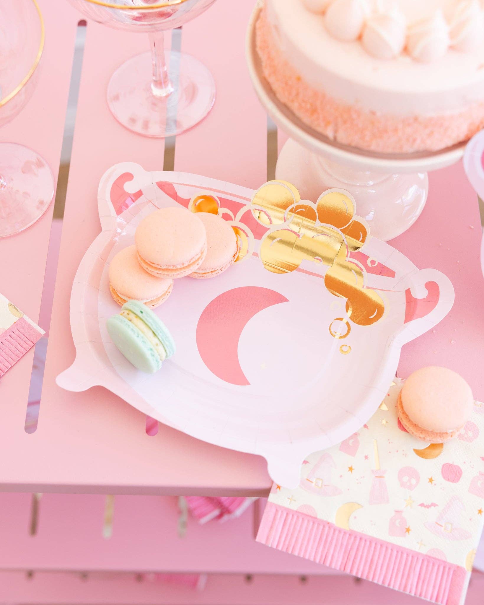 Pink Cauldron Plates 10" - bubblegum market