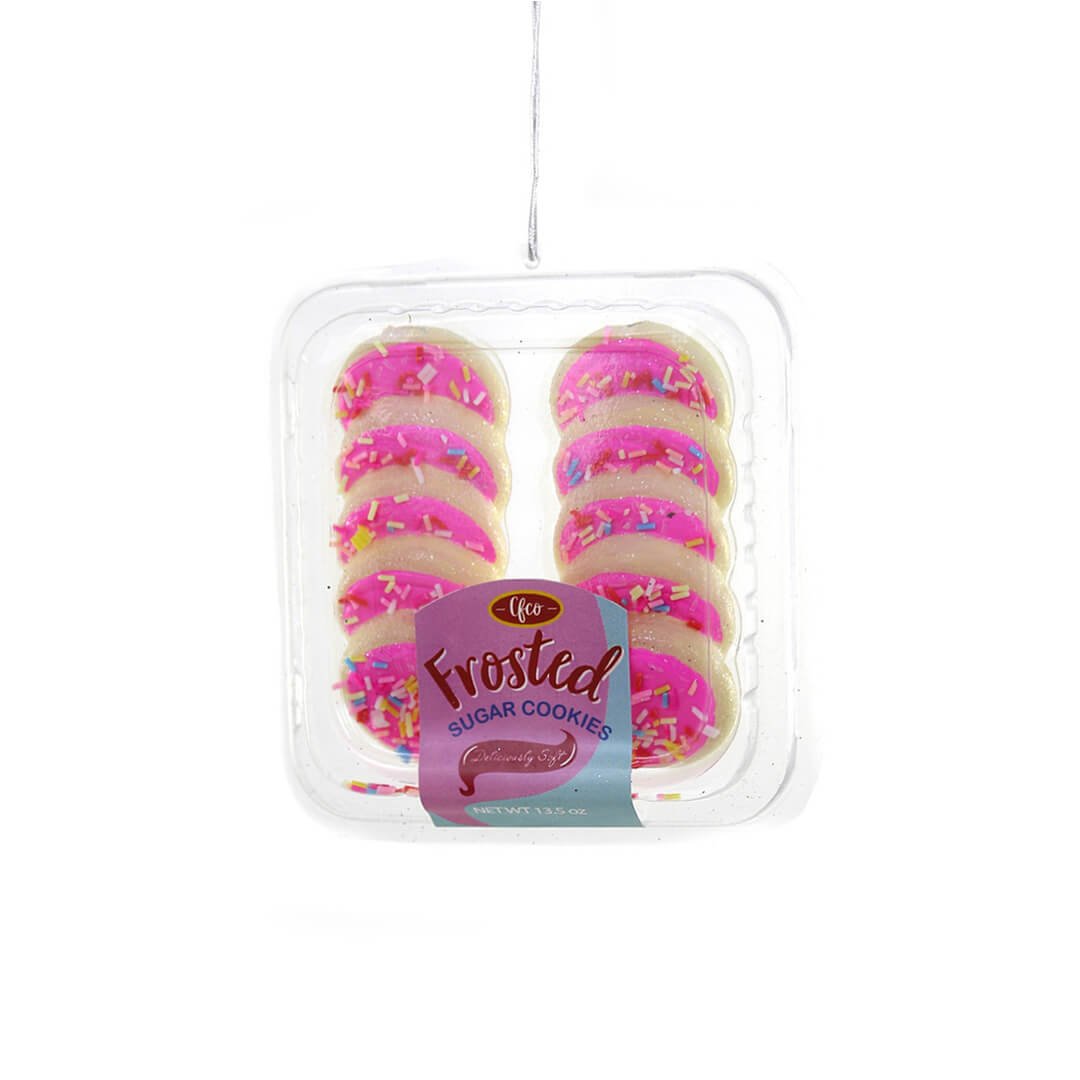 Pink Deliciously Soft Packaged Sugar Cookies Ornament 4" - bubblegum market