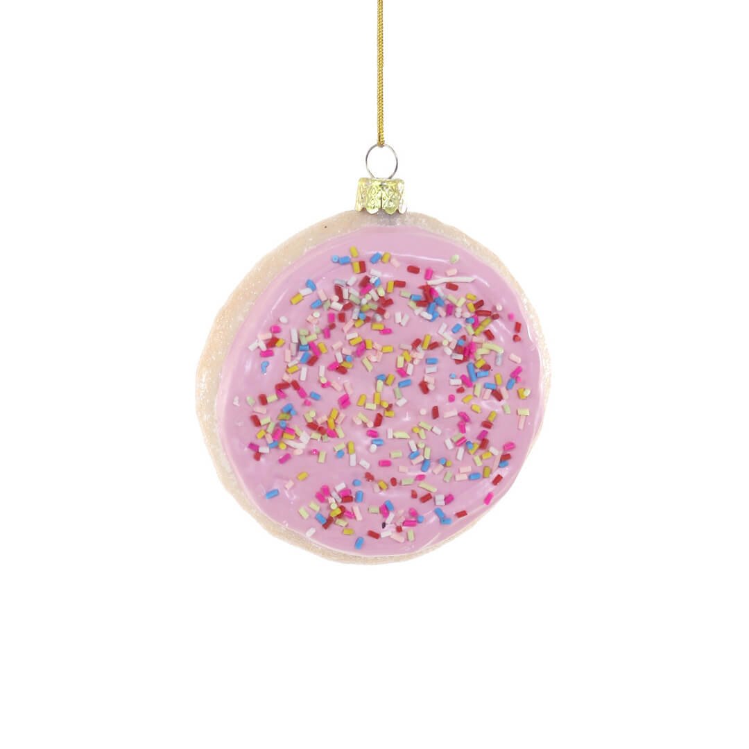 Pink Deliciously Soft Sugar Cookie Ornament 3" - bubblegum market