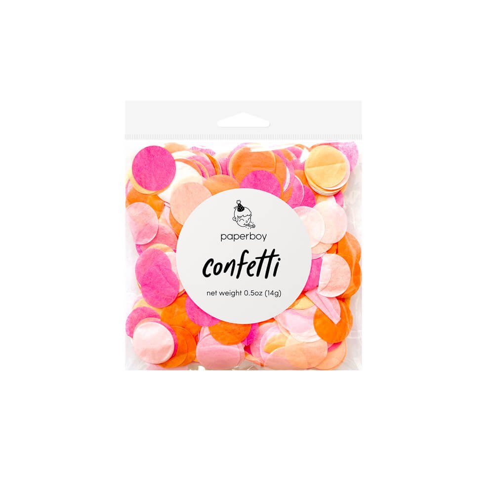 Pink Grapefruit Confetti - bubblegum market