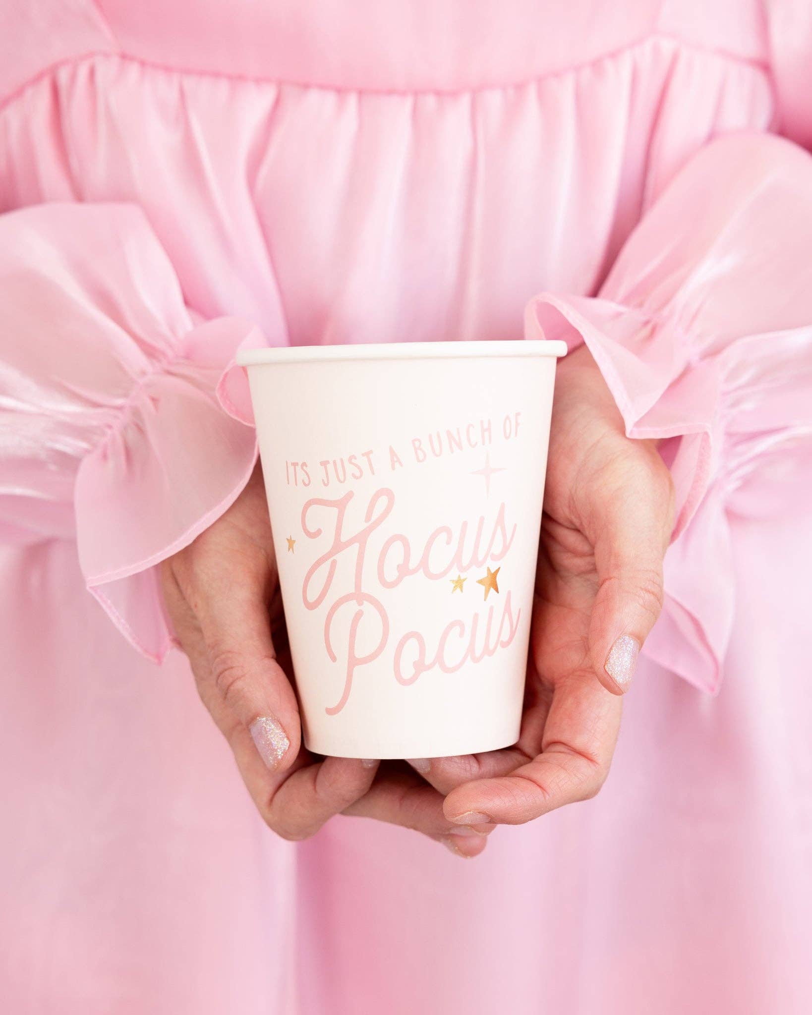 Pink Hocus Pocus Paper Party Cups - bubblegum market