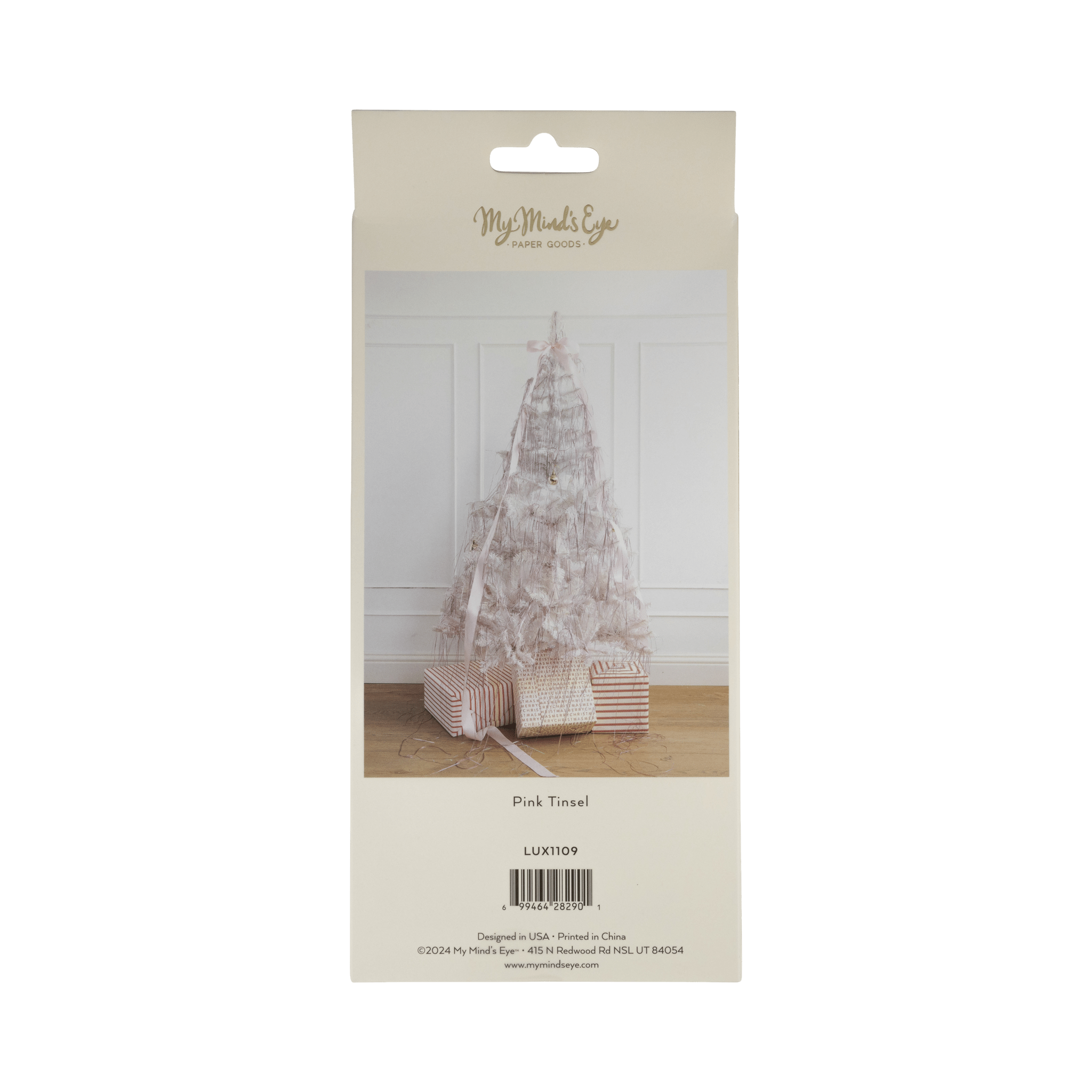 Pink Holiday Tinsel - bubblegum market