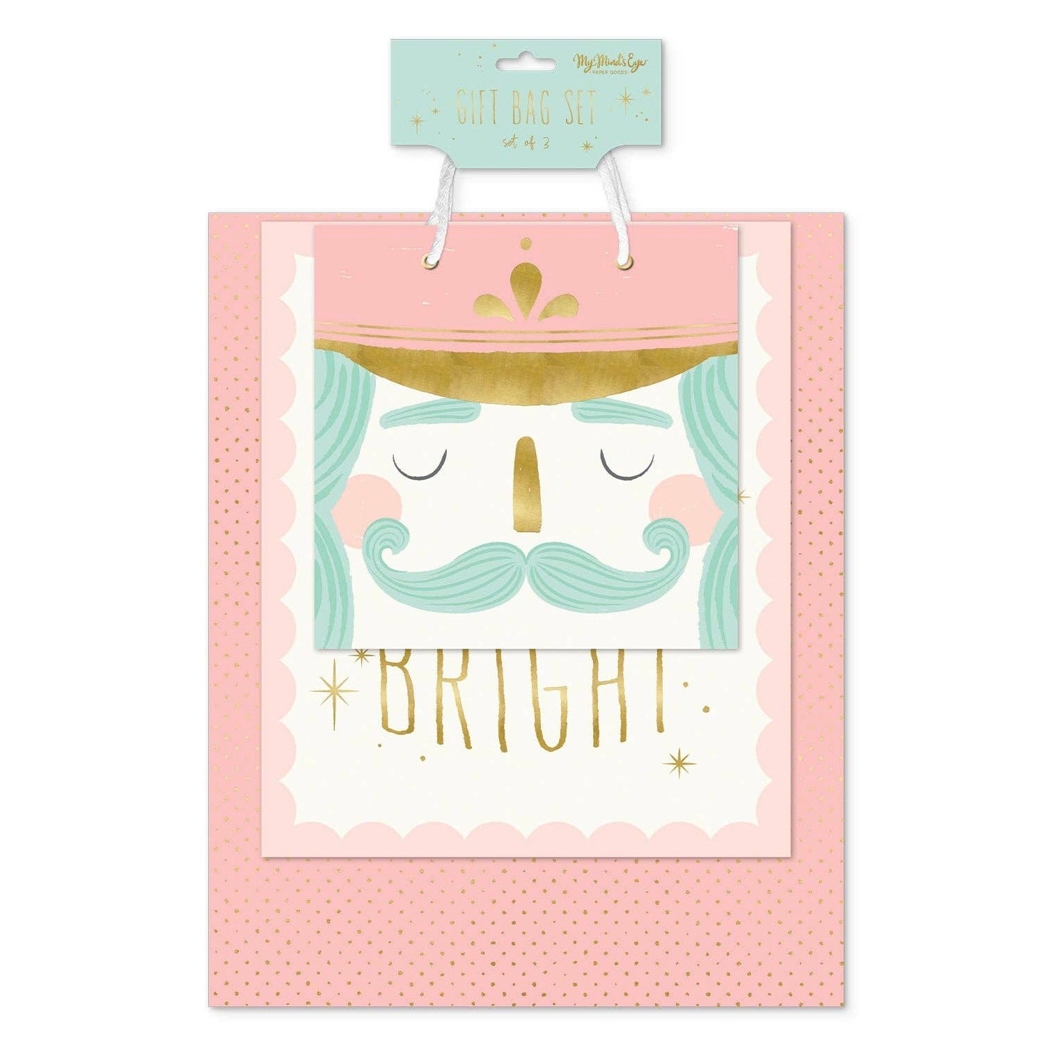Pink Nutcracker Gift Bags (Set of 3) - bubblegum market