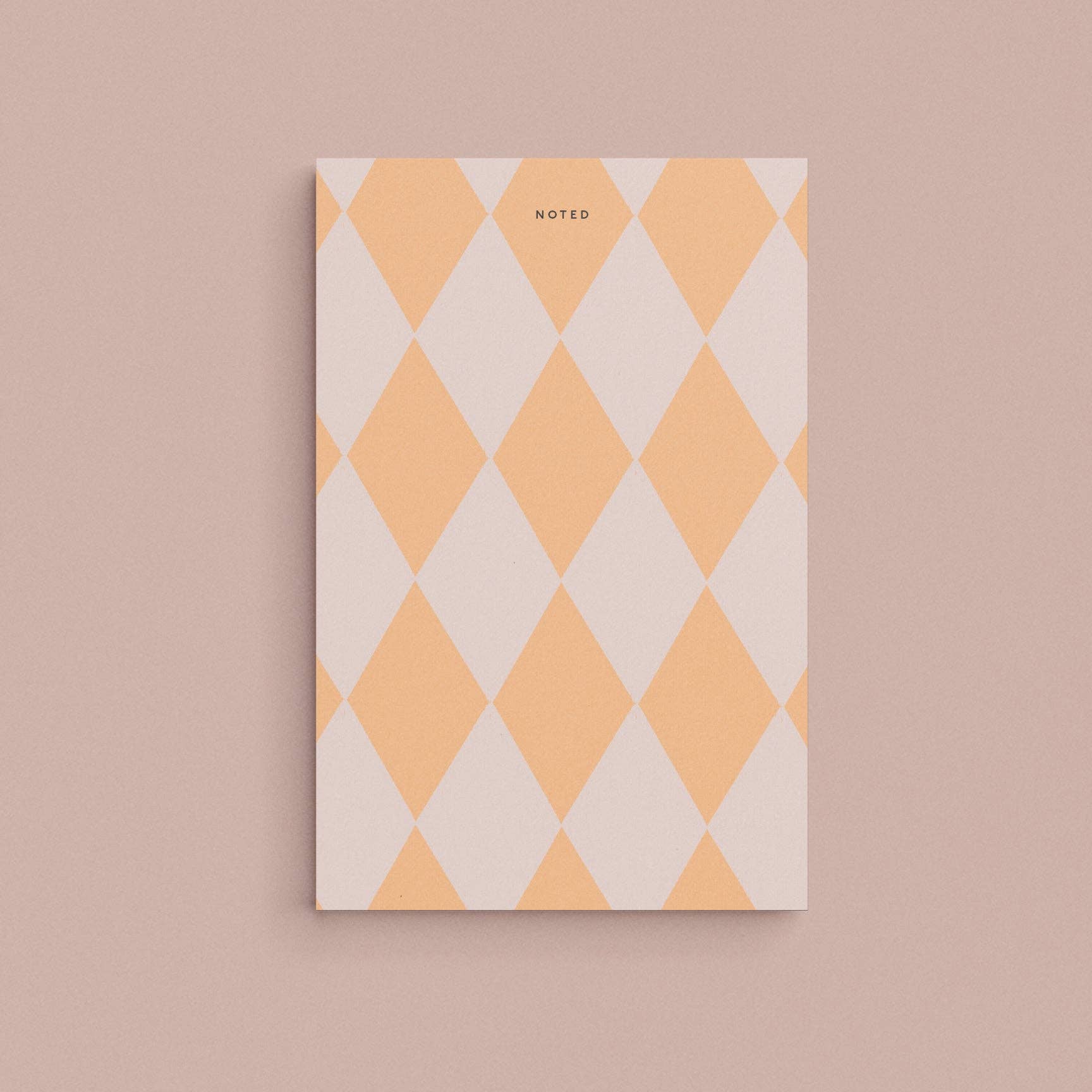 Pink / Peach Diamond Notepad - bubblegum market