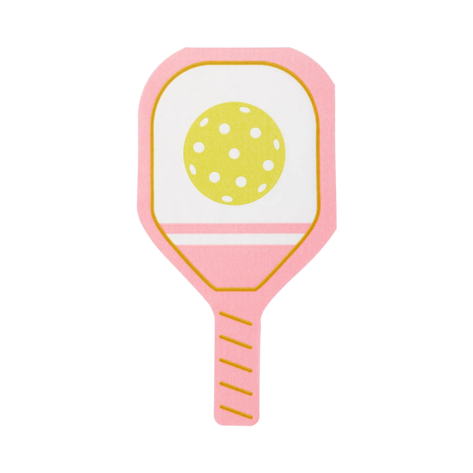 Pink Pickleball Paddle Napkins - bubblegum market
