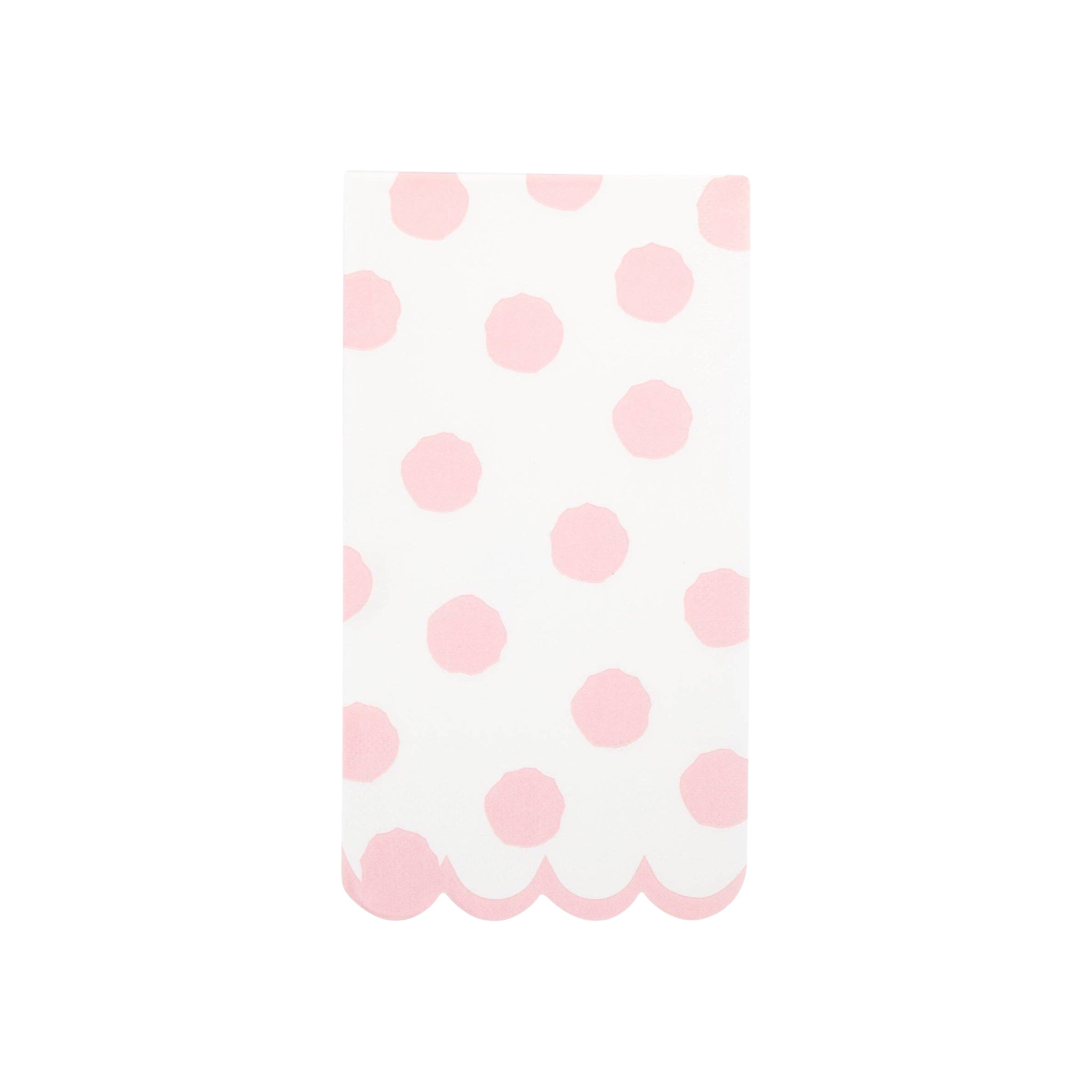 Pink Polka Dot Dinner Napkins - bubblegum market