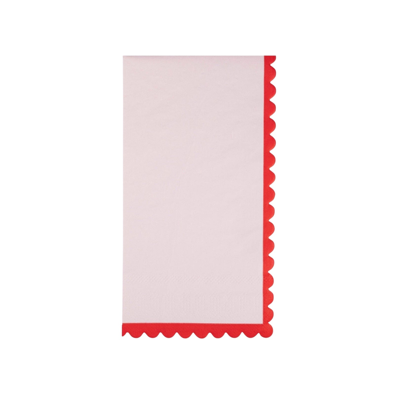 Pink & Red Ripple Edge Dinner Napkins - bubblegum market