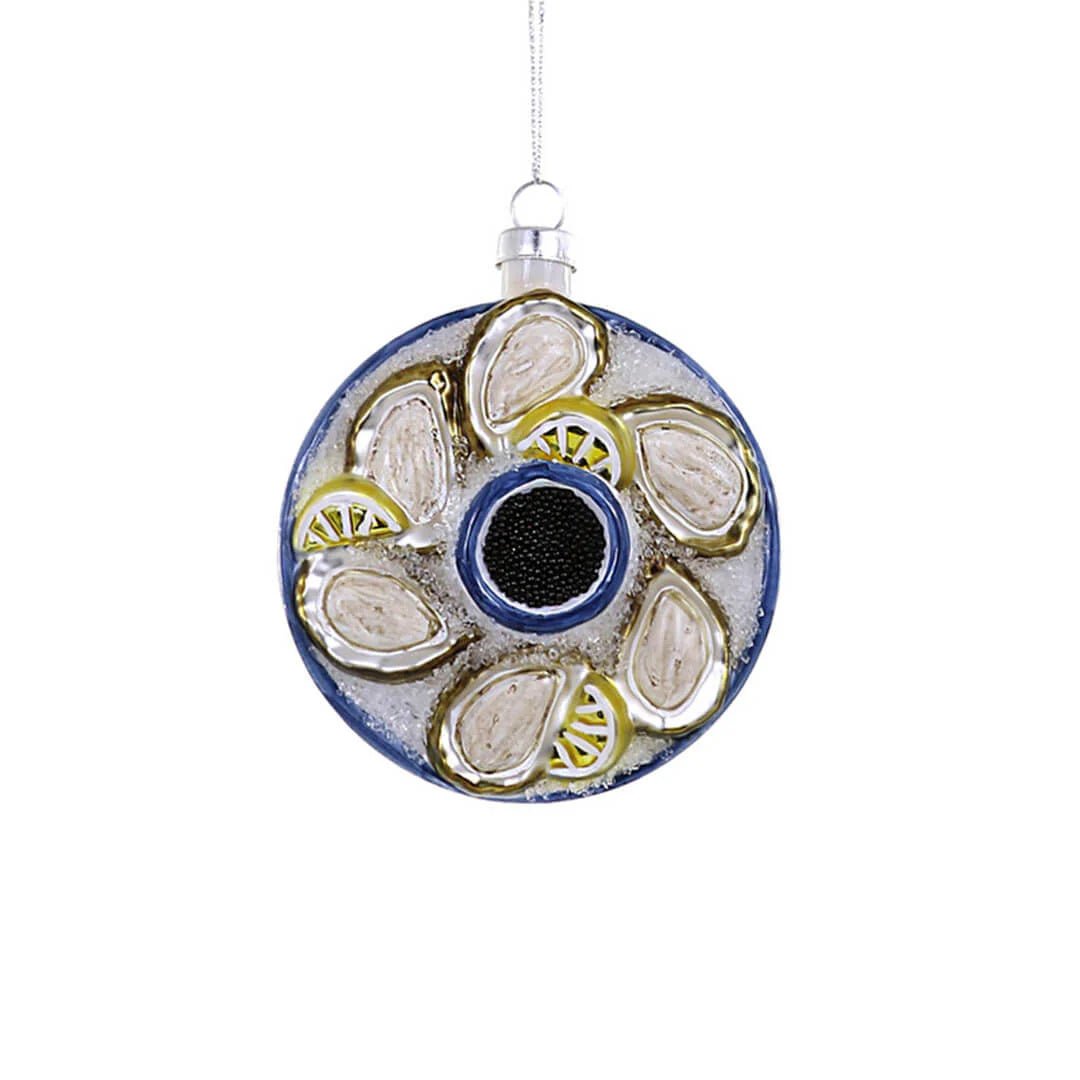 Plated Oyster Ornament 3.75" - bubblegum market