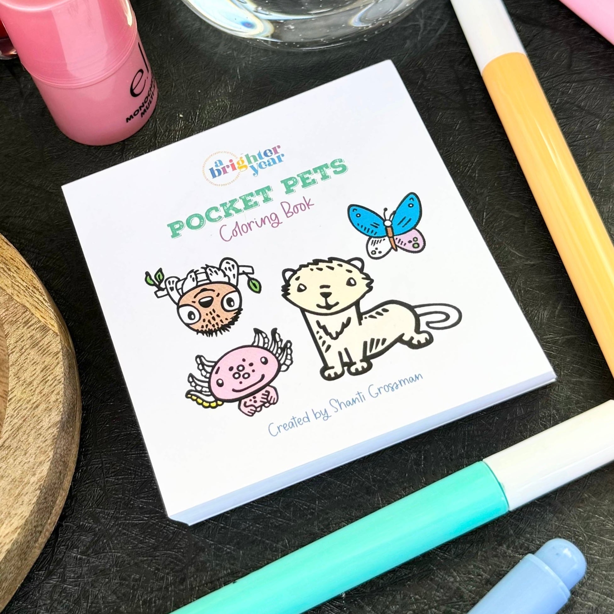 Pocket Pets Mini Coloring Book - bubblegum market