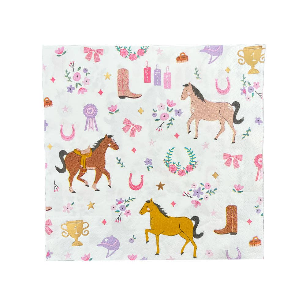 Pony Tales Large Napkins - bubblegum market