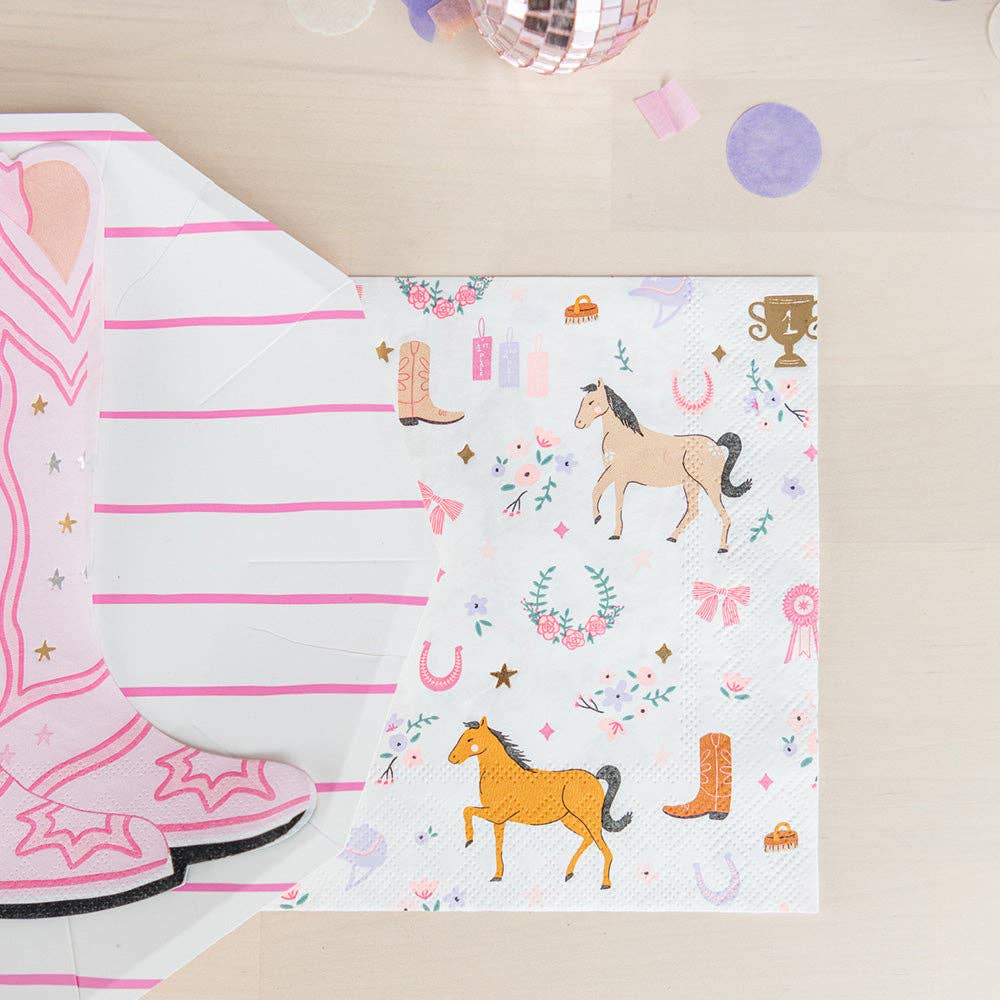 Pony Tales Large Napkins - bubblegum market
