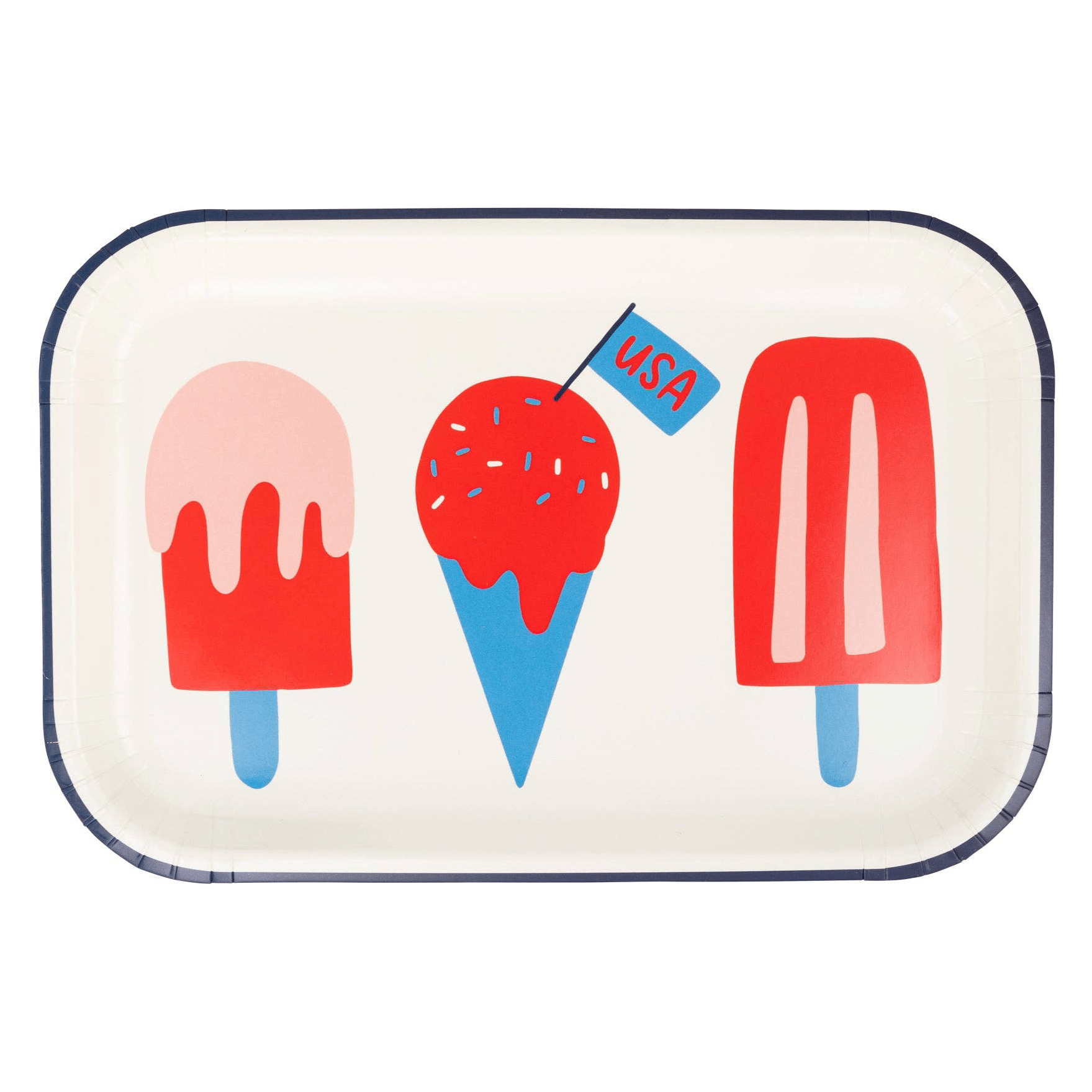 Popsicle Treats Plates 10" - bubblegum market