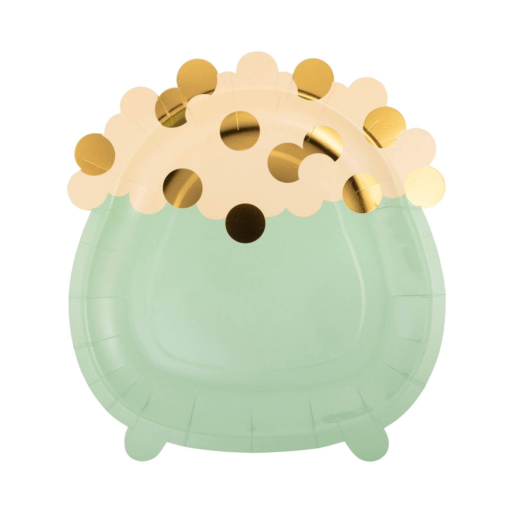 Pot of Gold Paper Plates 9" - bubblegum market